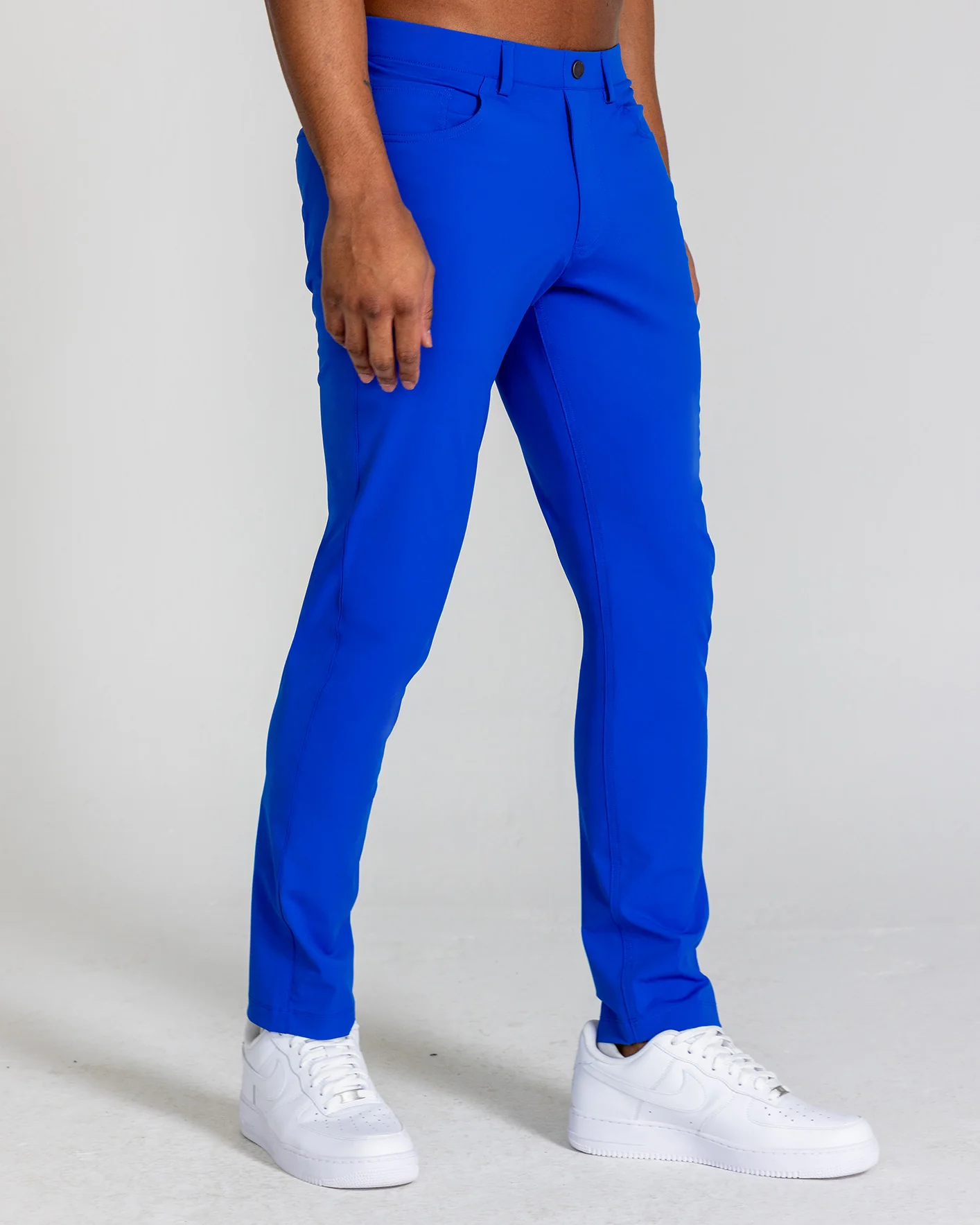 Kent Pull-On Trouser in Harbor Blue - Image 3