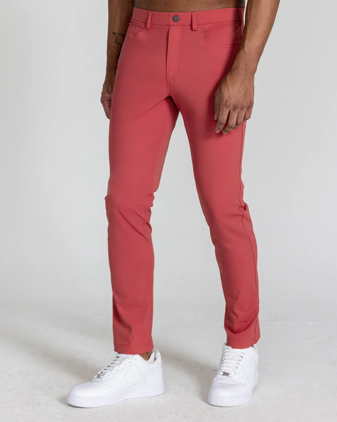 Kent Pull-On Trouser in Lobster - Image 2