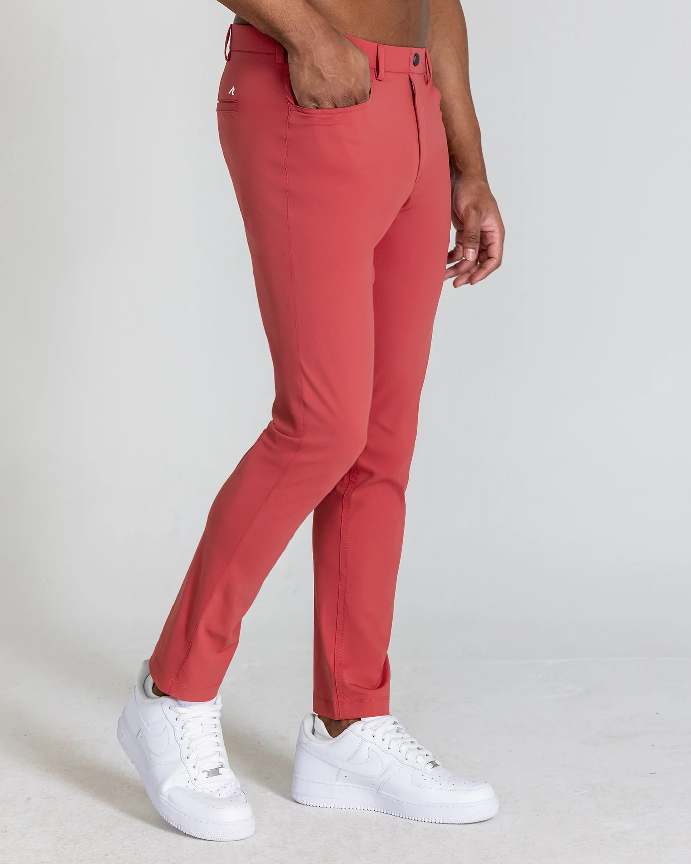 Kent Pull-On Trouser in Lobster - Image 3