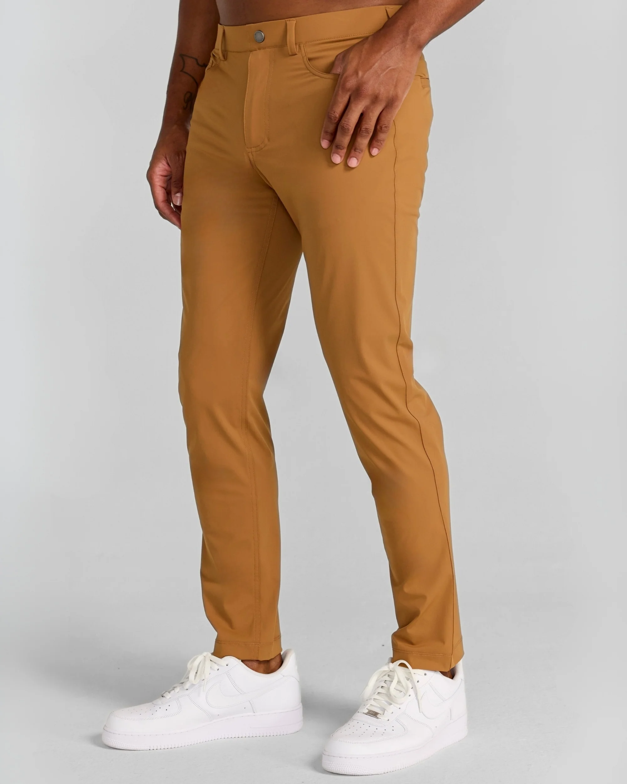 Kent Pull-On Trouser in Espresso - Image 3