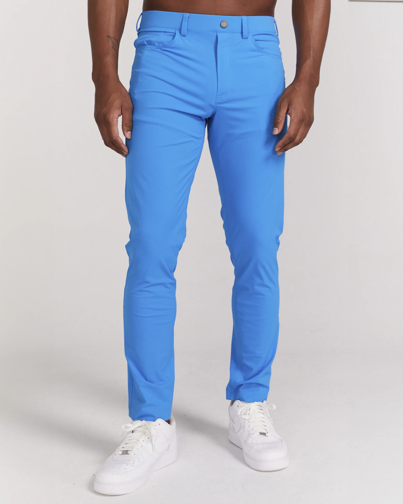 Kent Pull-On Trouser in Ibiza Blue