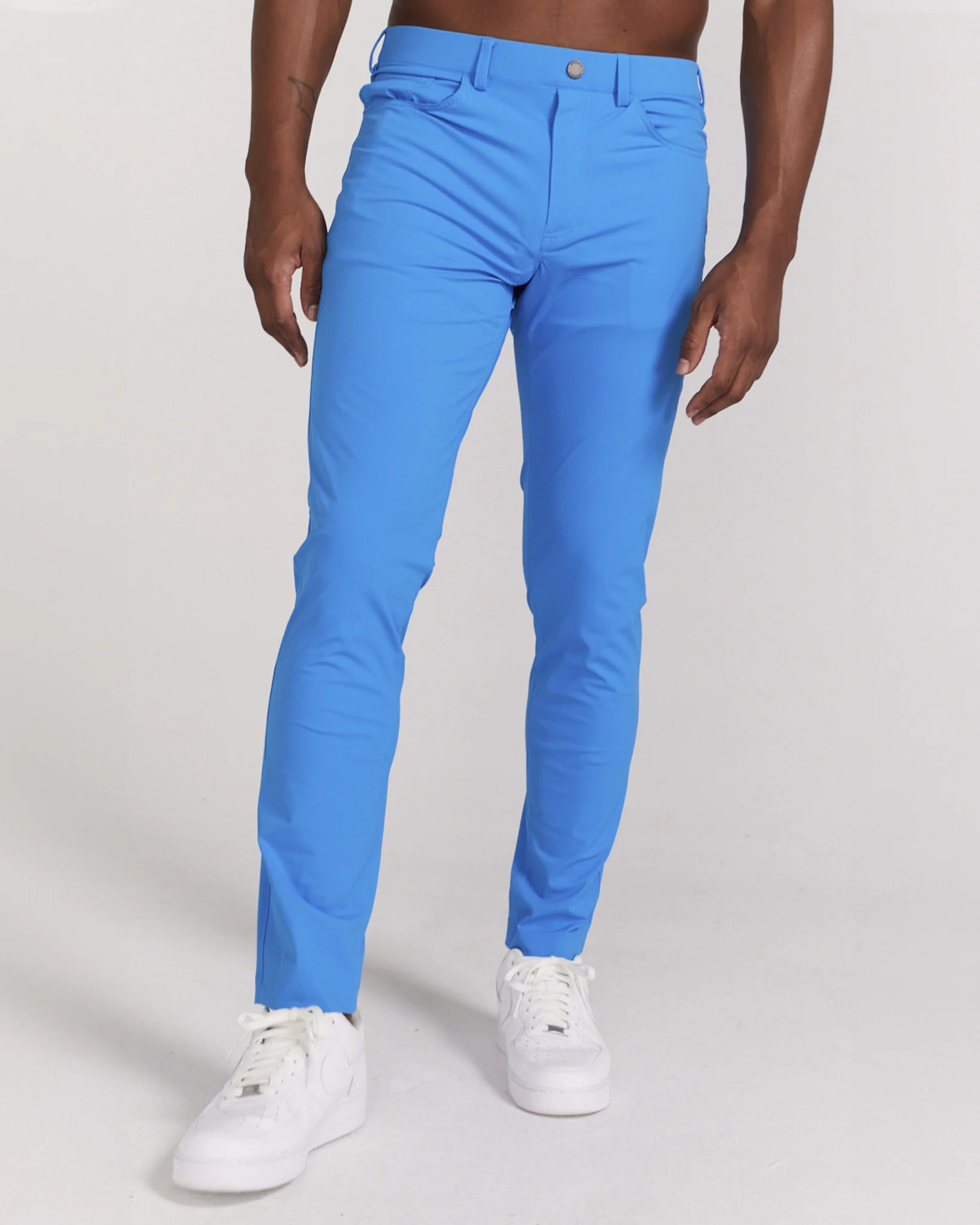 Kent Pull-On Trouser in Ibiza Blue - Image 2