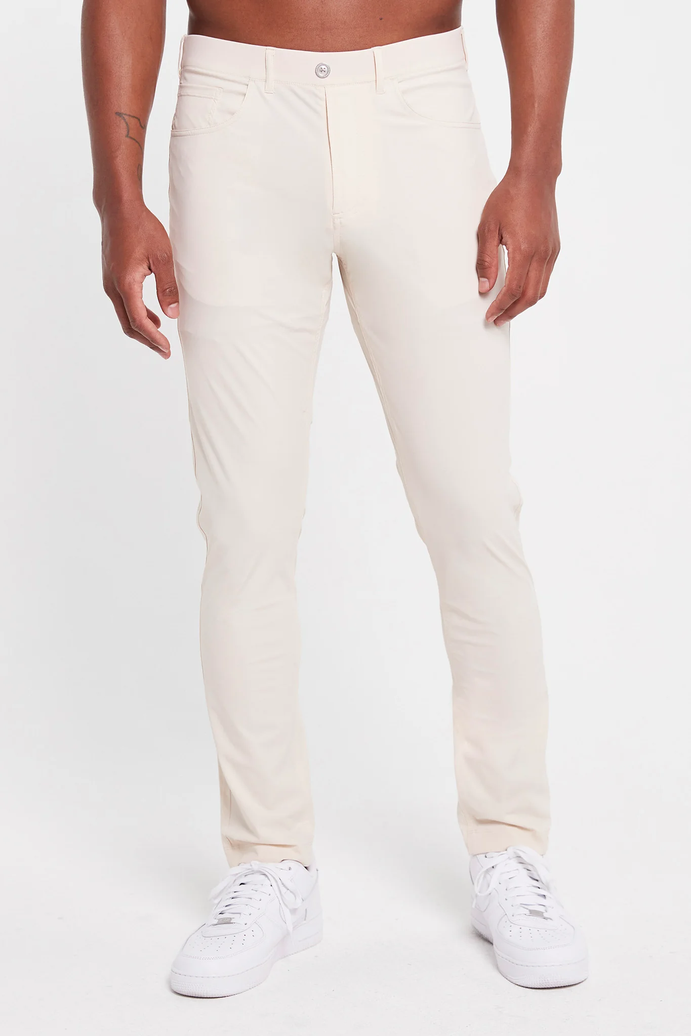 Kent Pull-On Trouser in Macadamia - Image 2