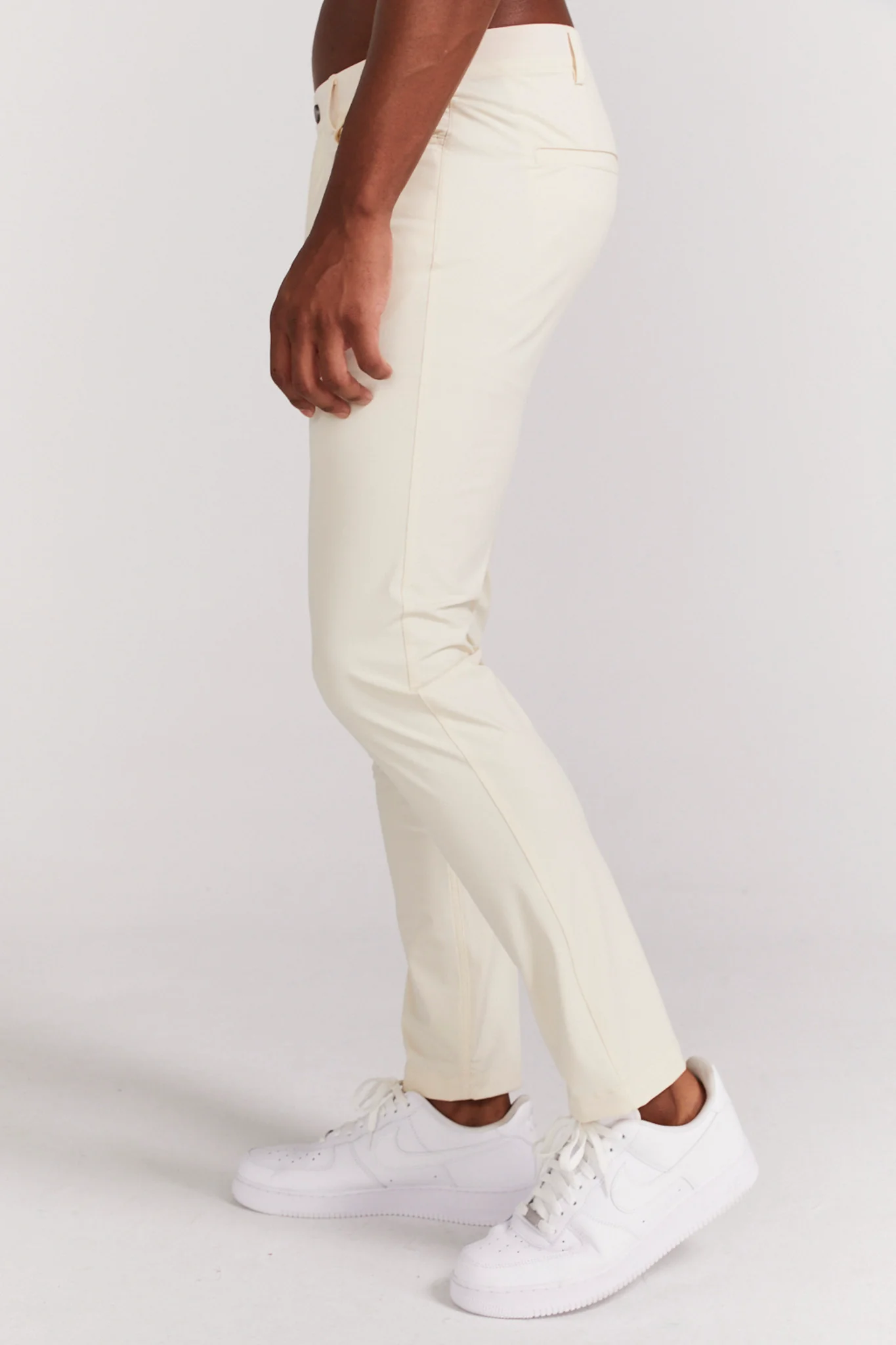 Kent Pull-On Trouser in Oat - Image 2