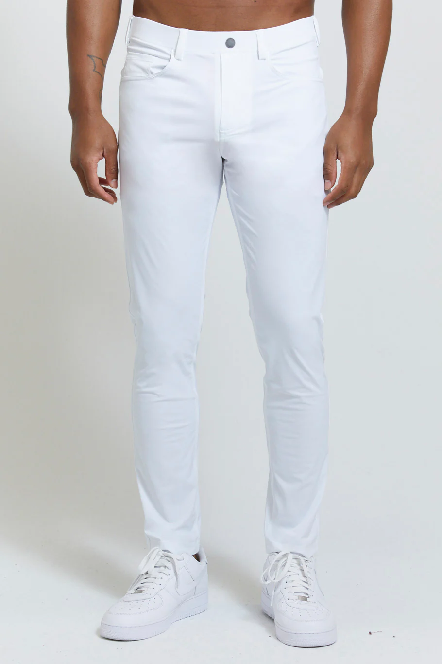 Kent Pull-On Trouser in Bright White