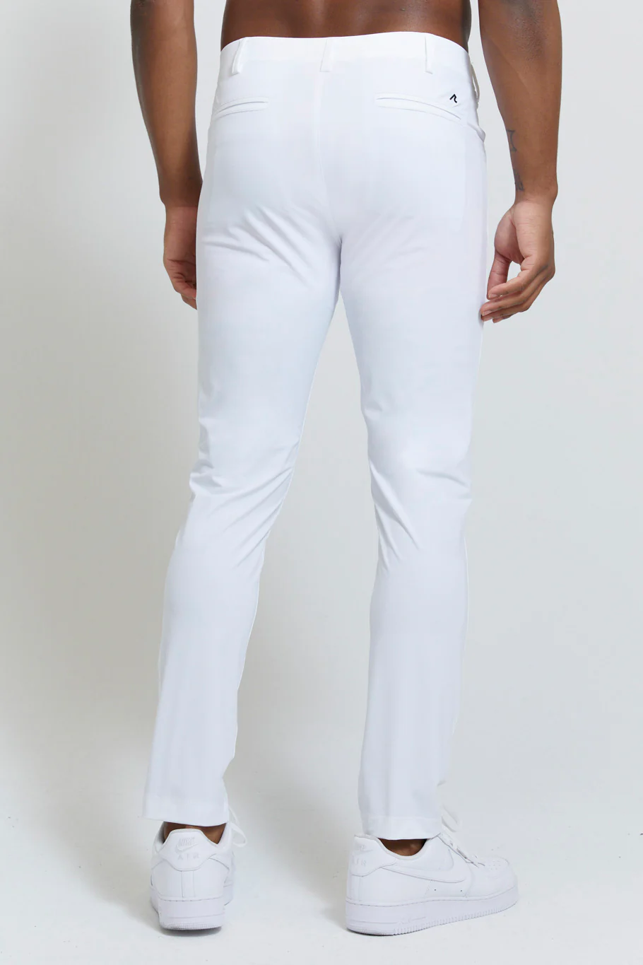 Kent Pull-On Trouser in Bright White - Image 4