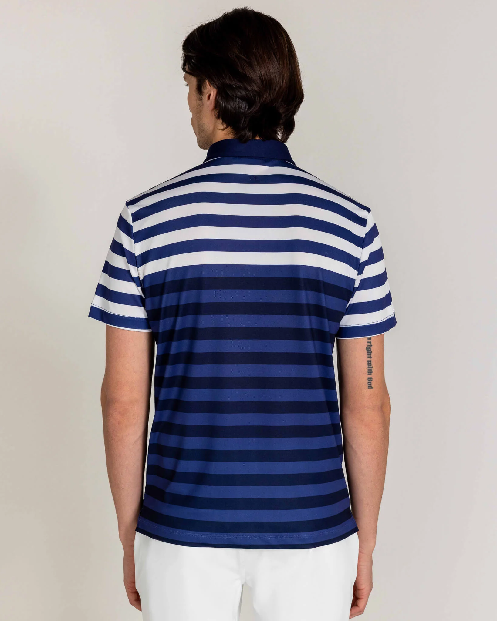 Leeson Pique Polo in Midnight Navy - Image 4