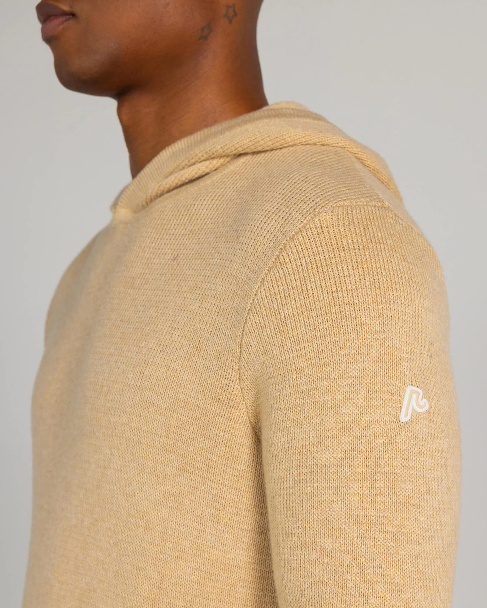 Lenox Hoodie in Pale Khaki - Image 3