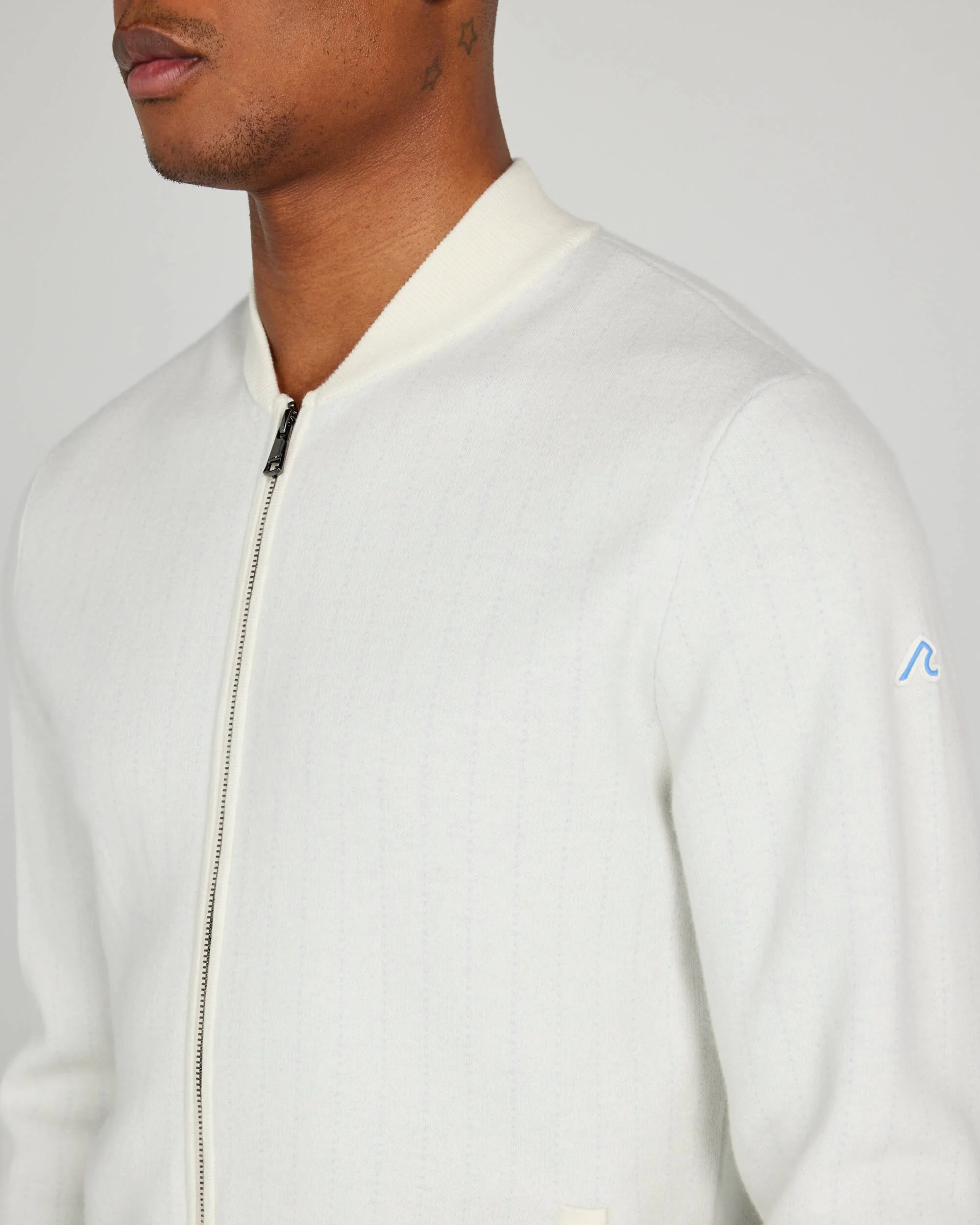 Lewis Bomber in Bright White - Image 3