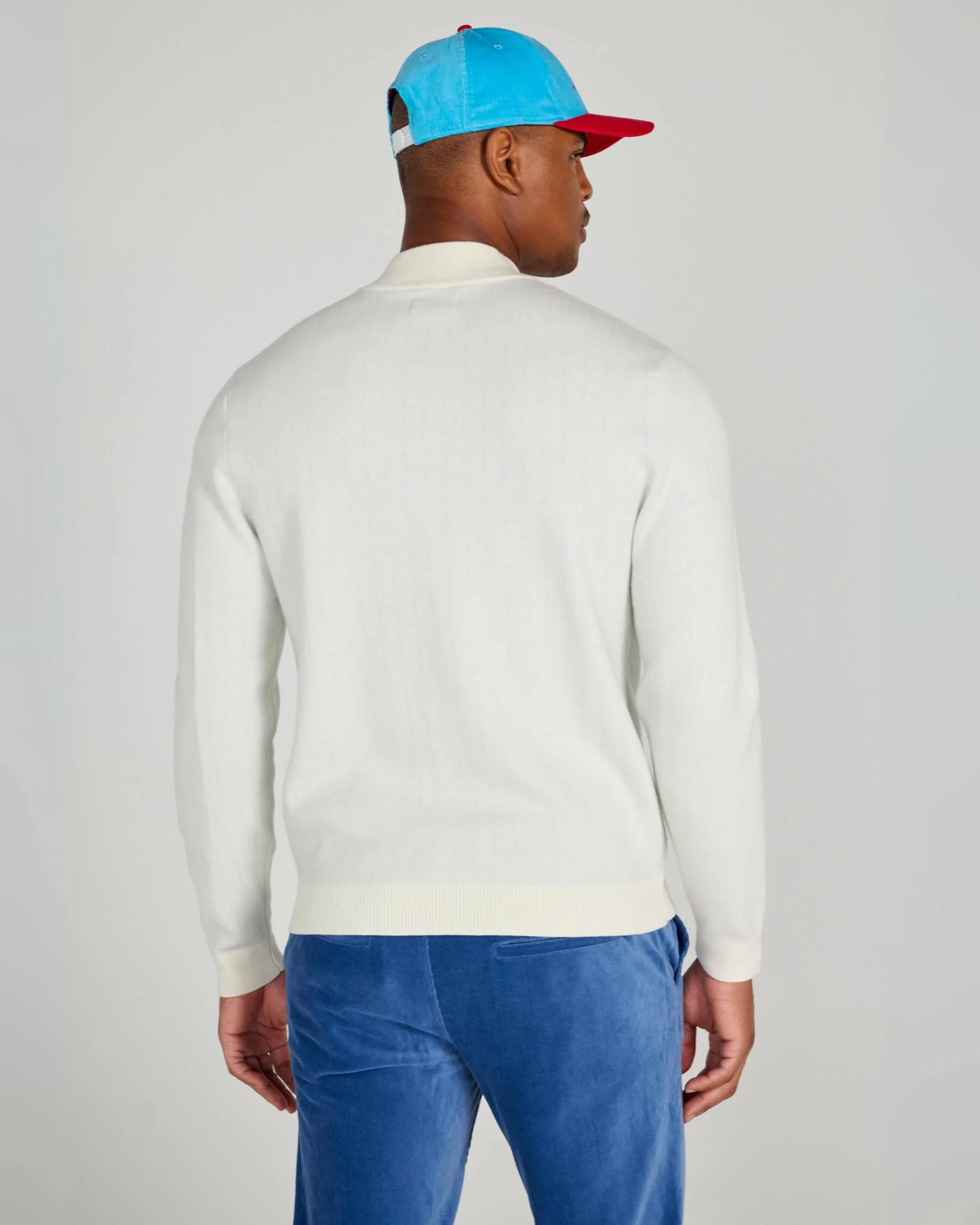 Lewis Bomber in Bright White - Image 4