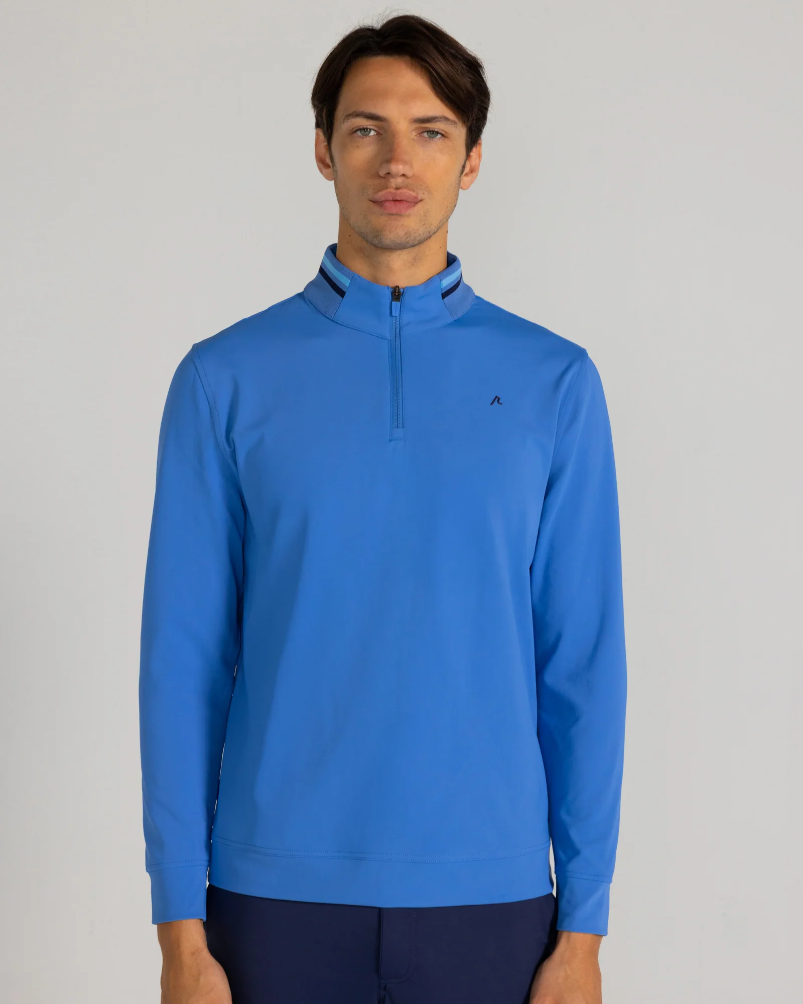 Loma Quarter Zip in Blue Yonder