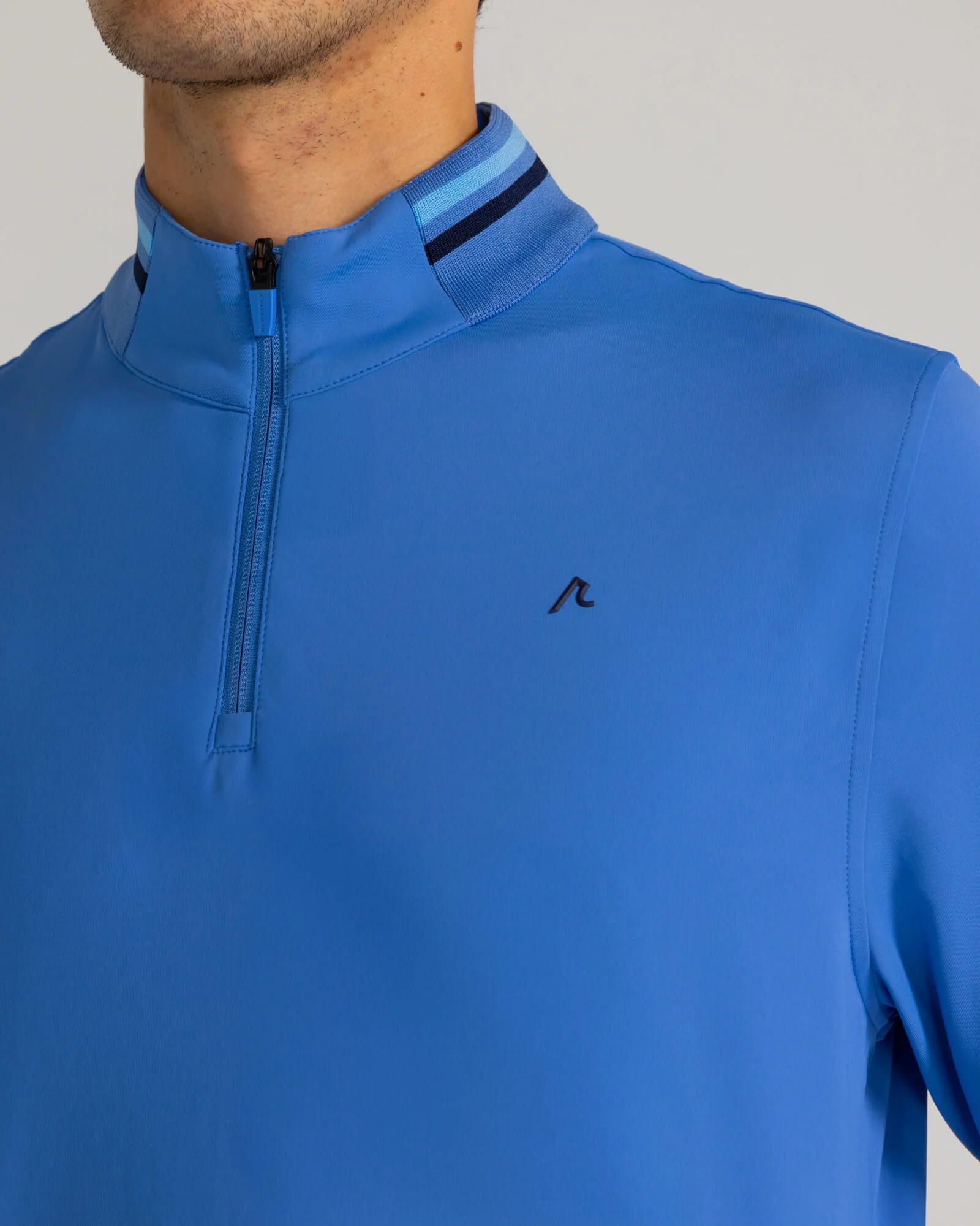 Loma Quarter Zip in Blue Yonder - Image 3