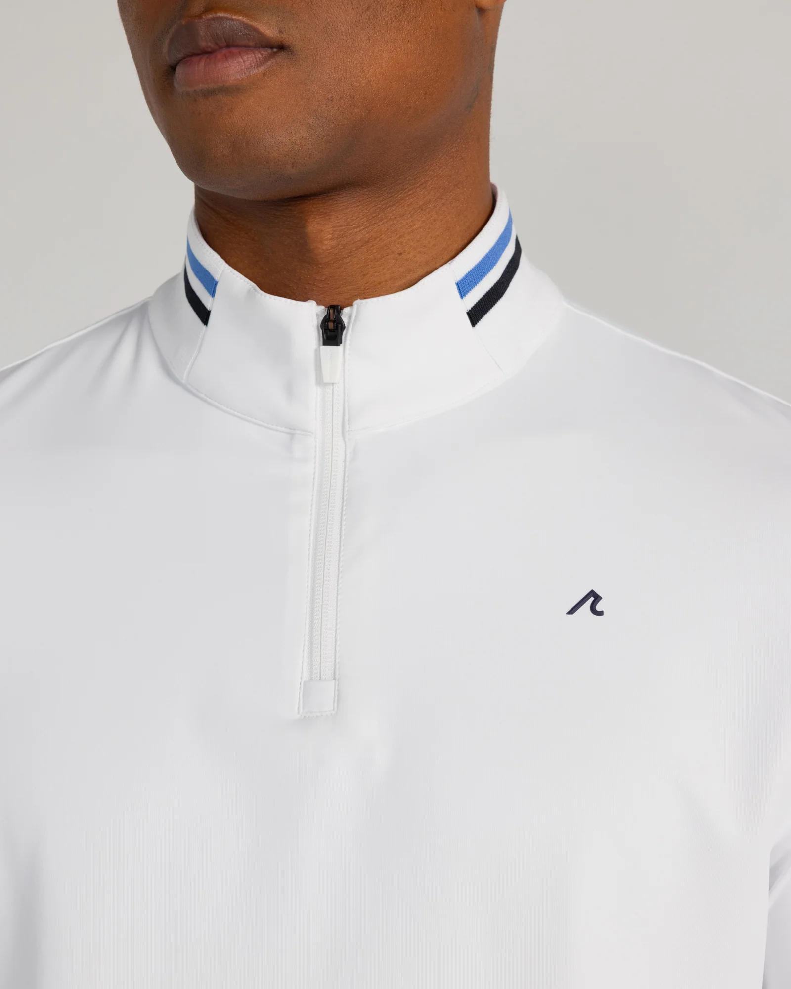 Loma Quarter Zip in Bright White - Image 3