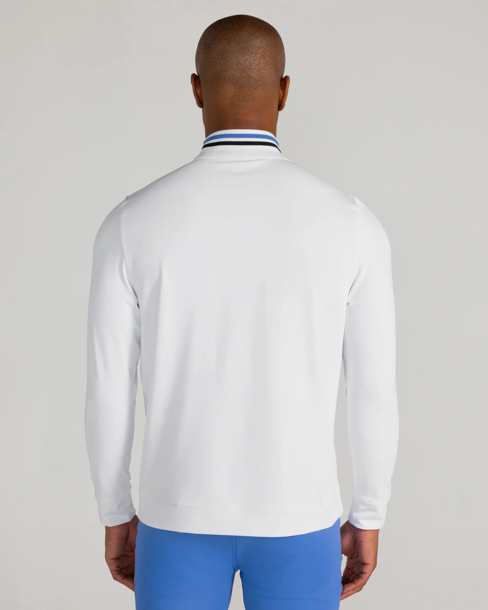 Loma Quarter Zip in Bright White - Image 4