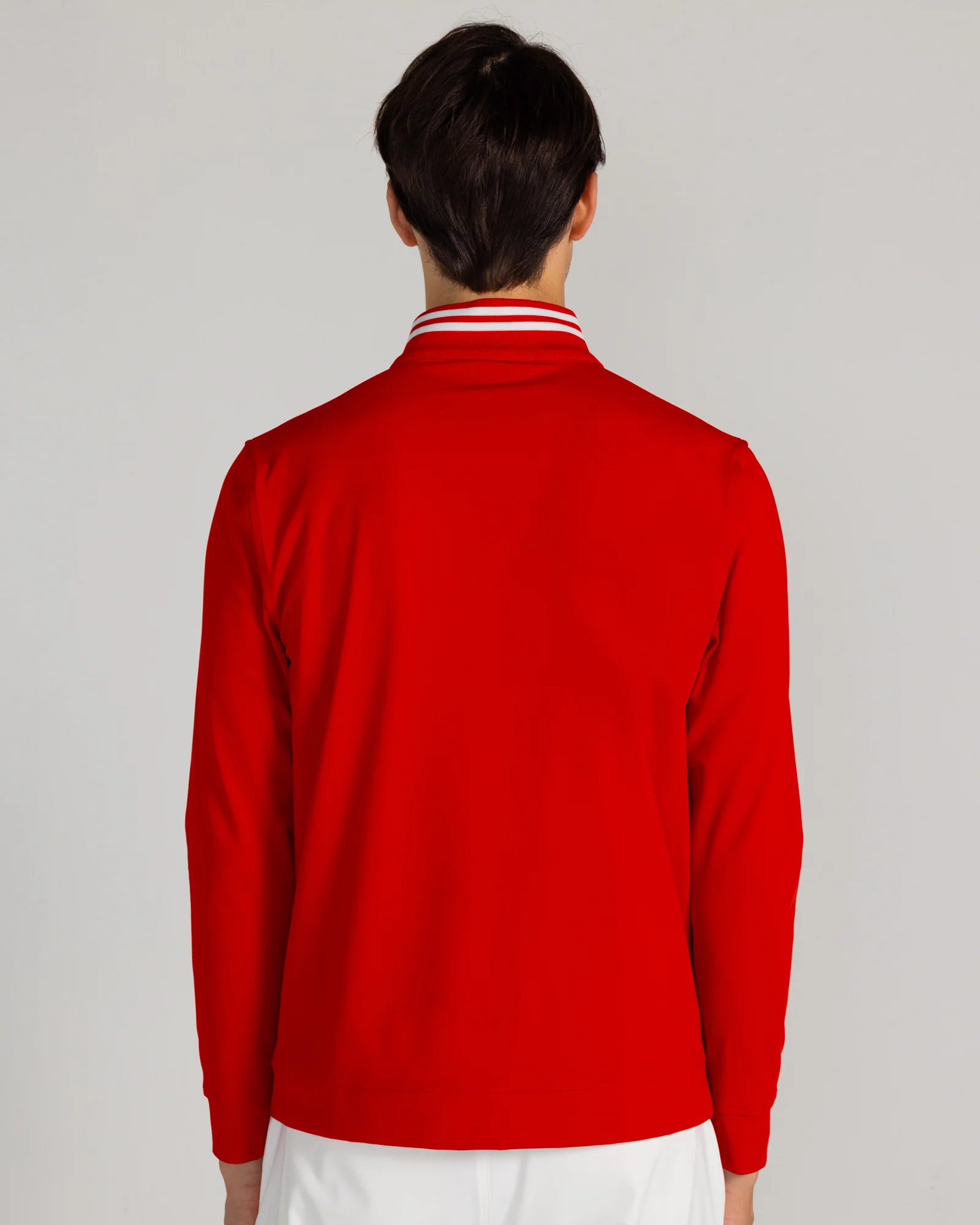 Loma Quarter Zip in Crimson - Image 4
