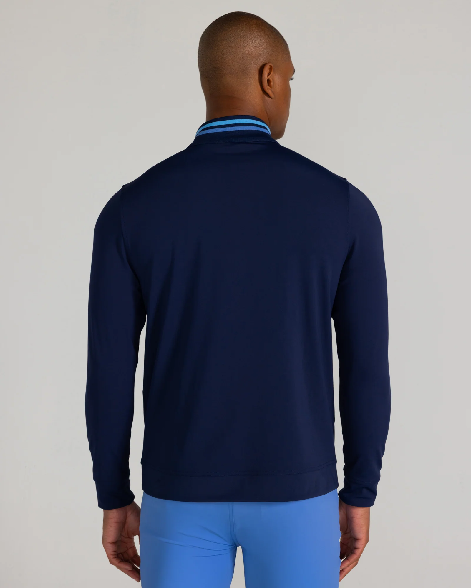 Loma Quarter Zip in Midnight Navy - Image 4