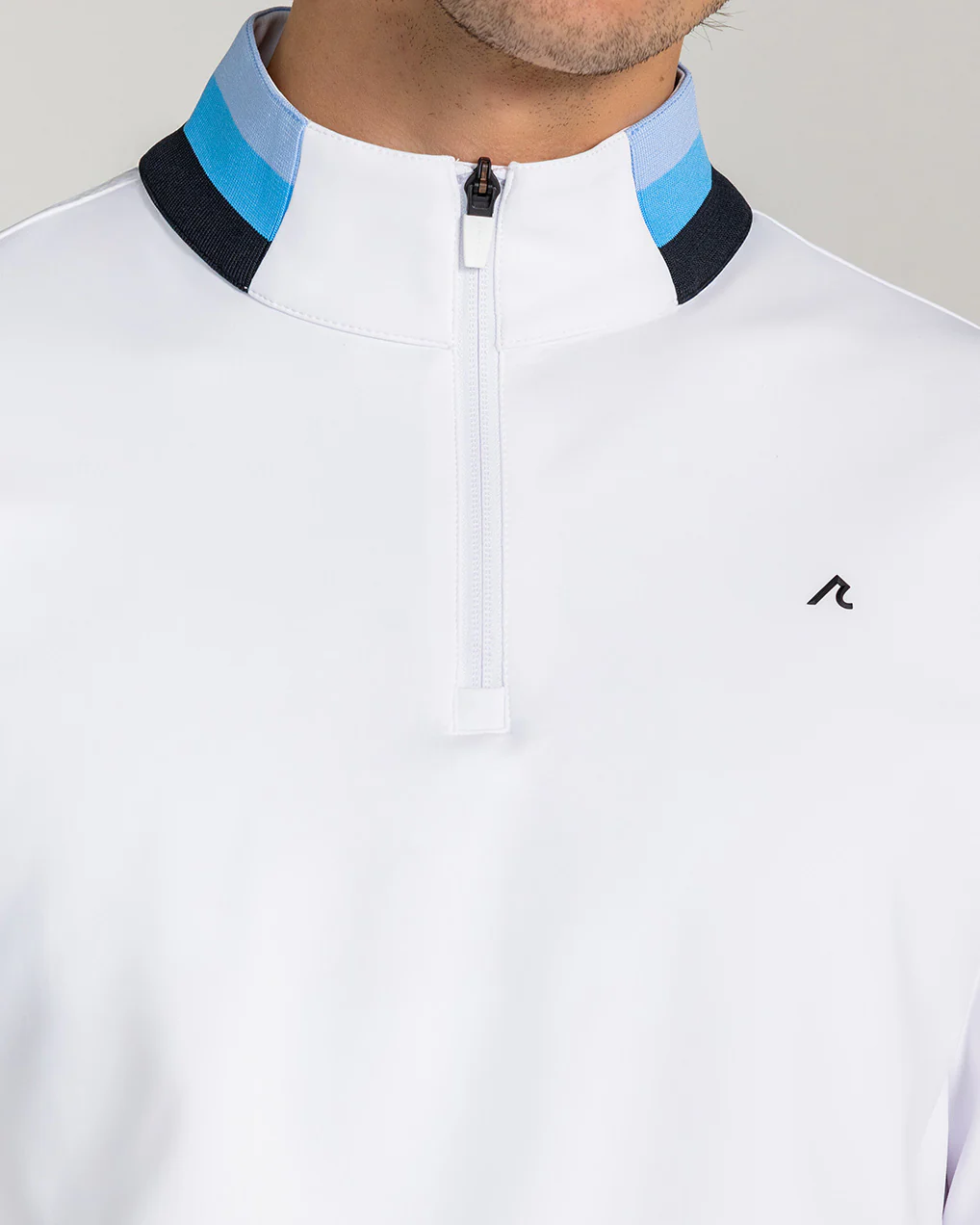 Miller Quarter Zip in Bright White - Image 3