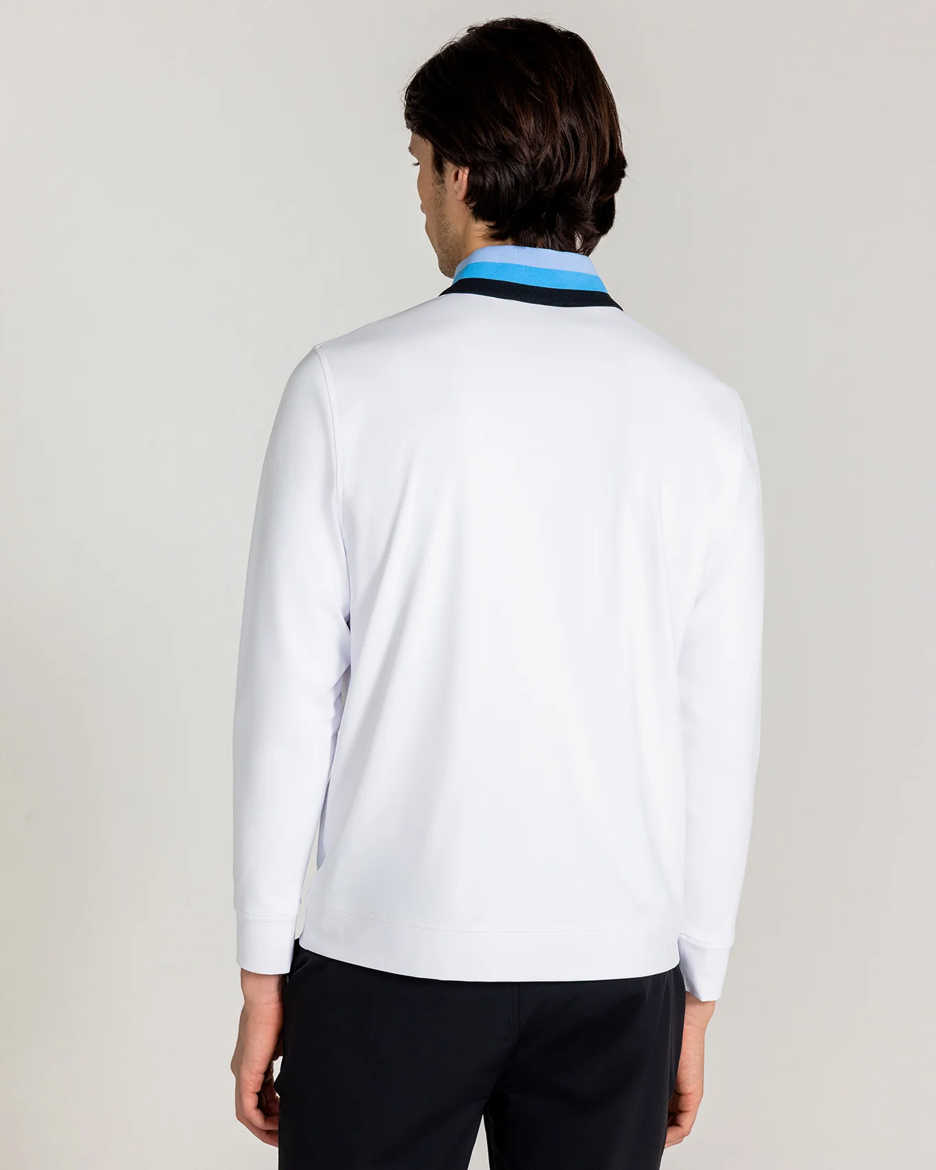 Miller Quarter Zip in Bright White - Image 4