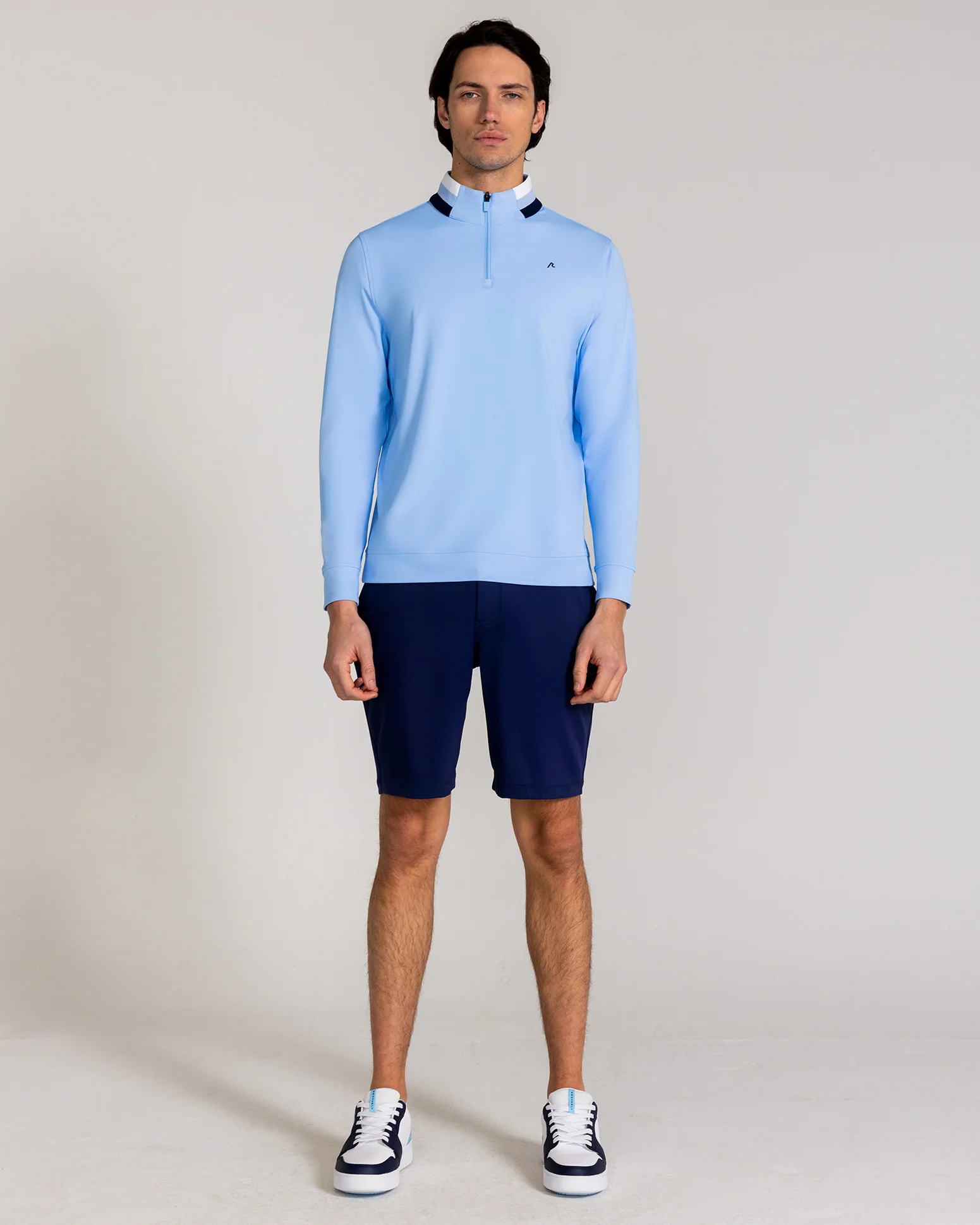 Miller Quarter Zip in Mist - Image 2