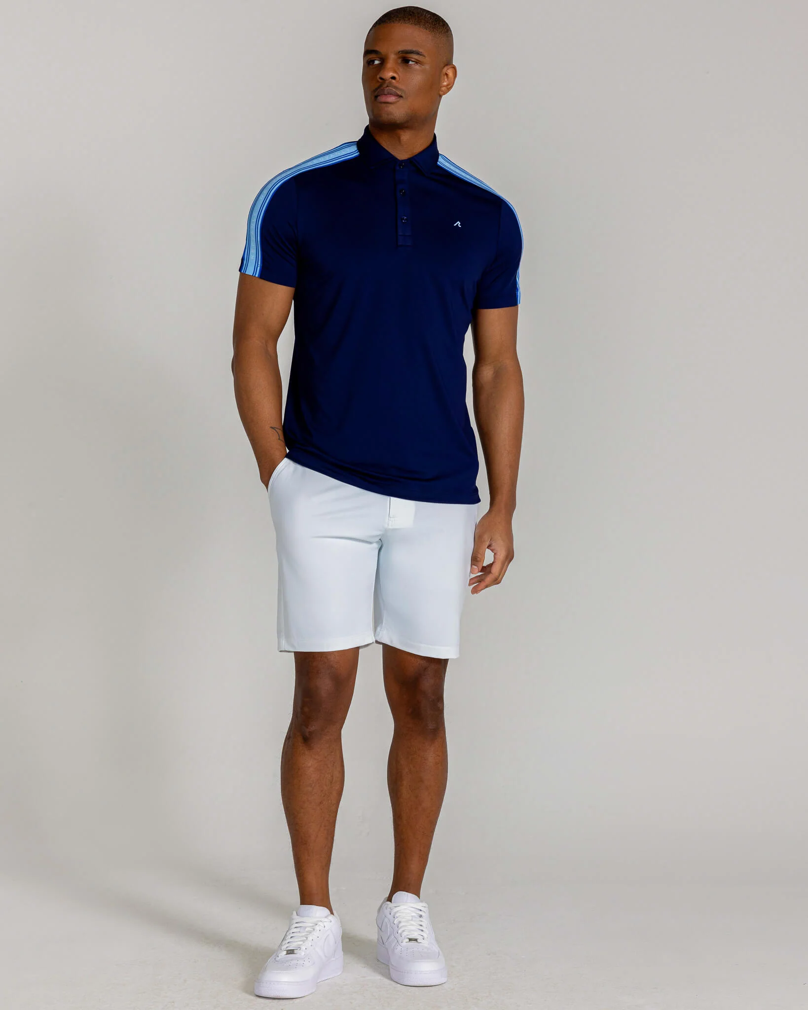 Pearse Polo in Midnight Navy - Image 2