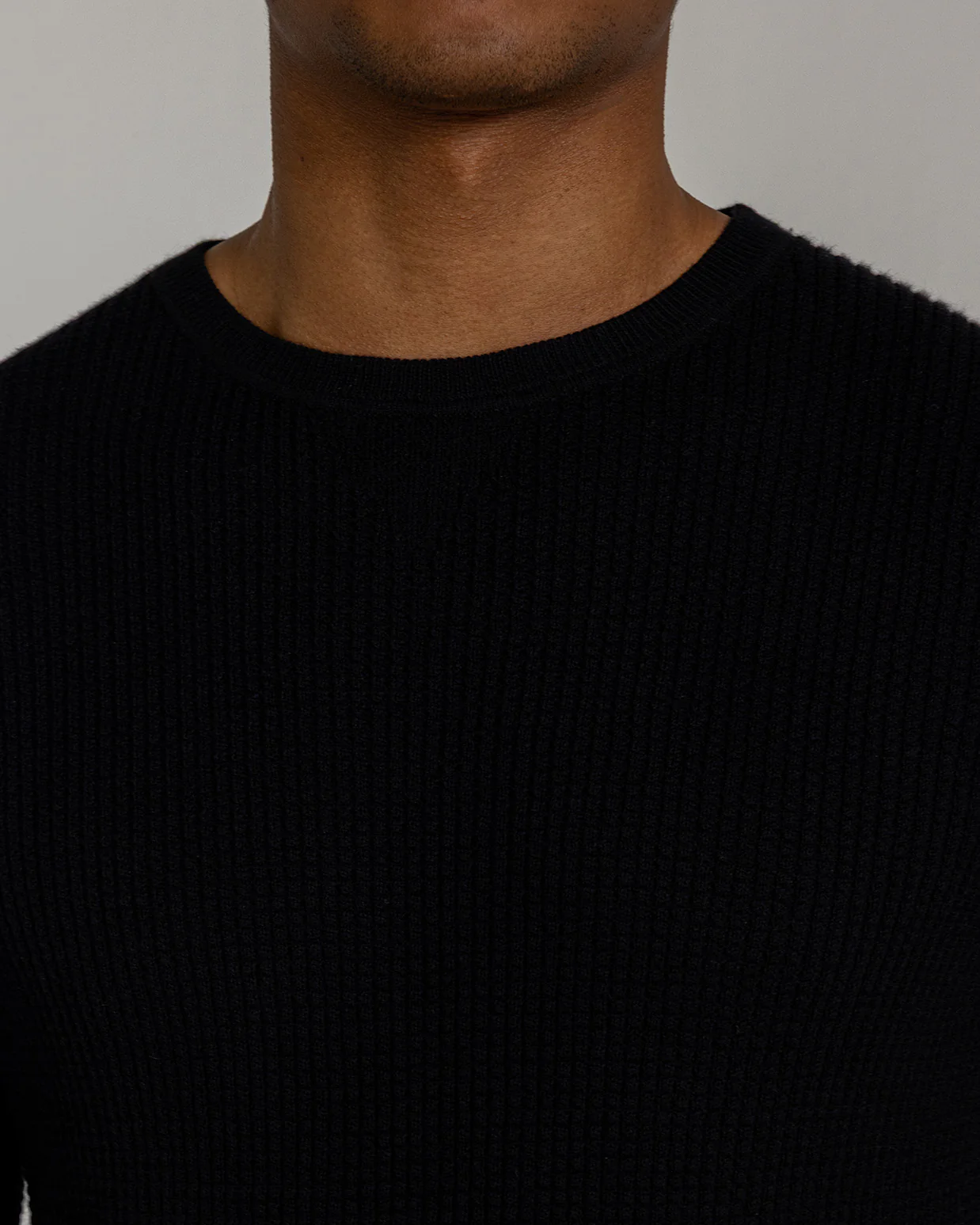 Posner Long Sleeve Thermal in Tuxedo - Image 3