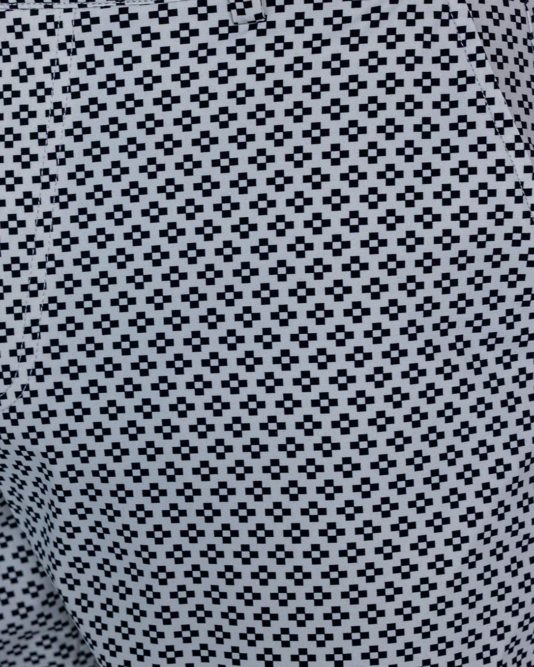 Printed Hanover Pull-On Short Duncure in Glacier Gray - Image 3