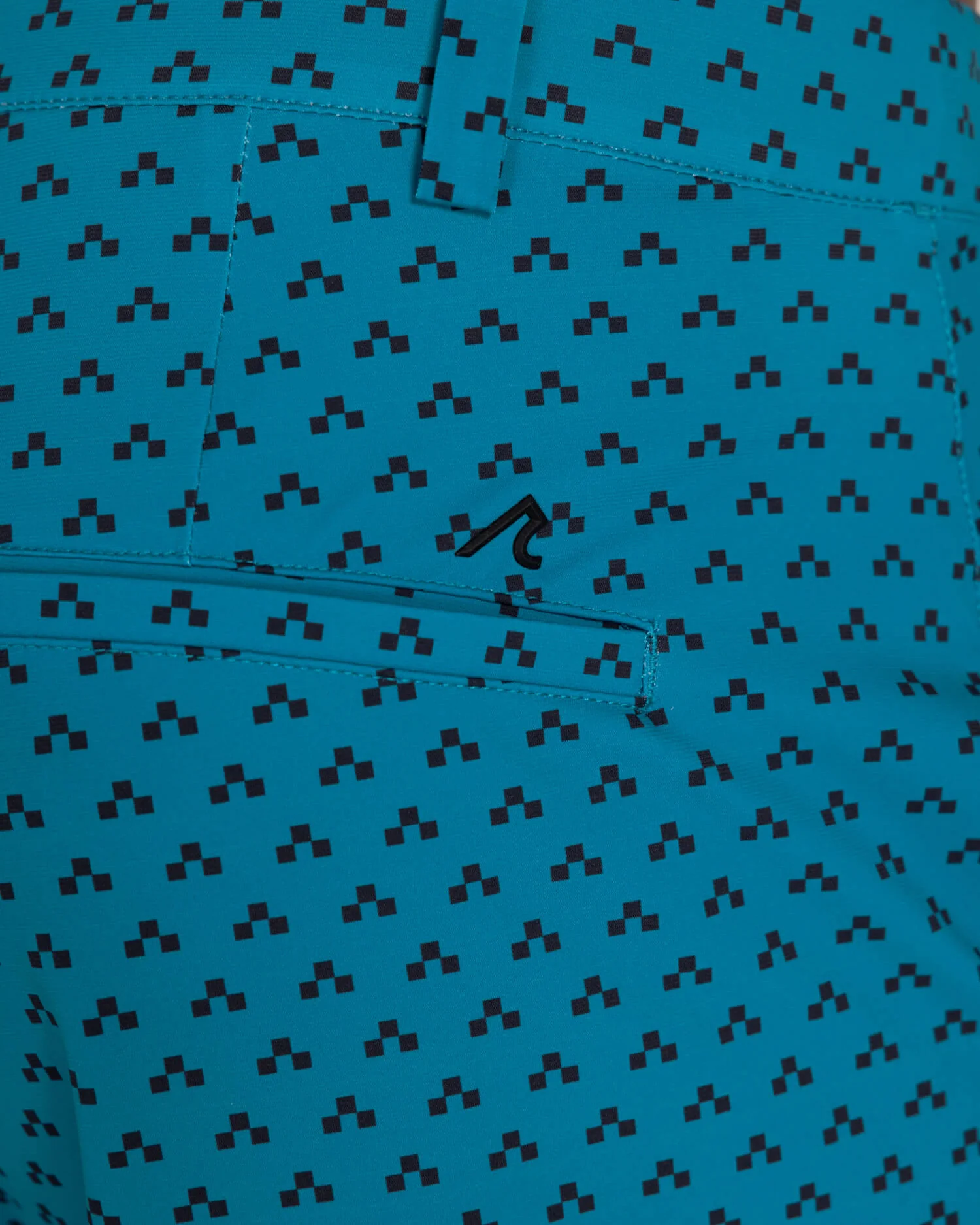 Printed Hanover Pull-On Short Hume in Seaport Multi - Image 3