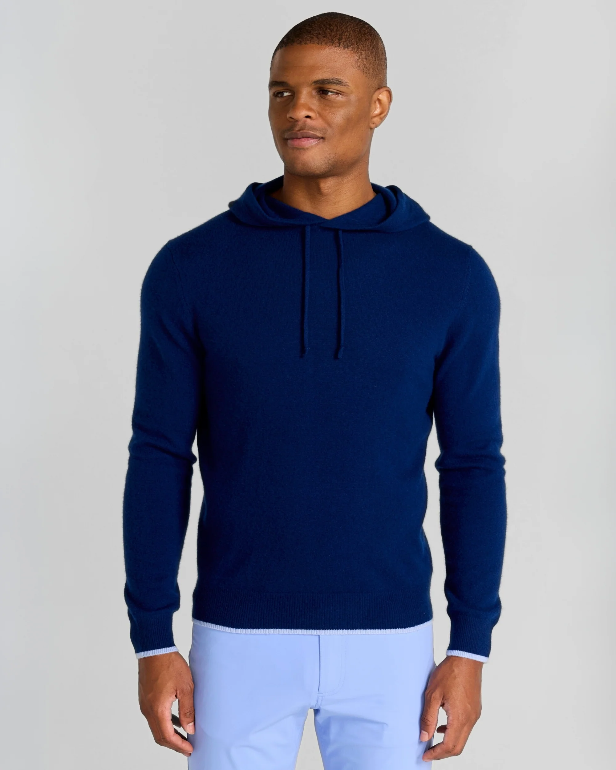 Quincy Hoodie in Navy - Image 2