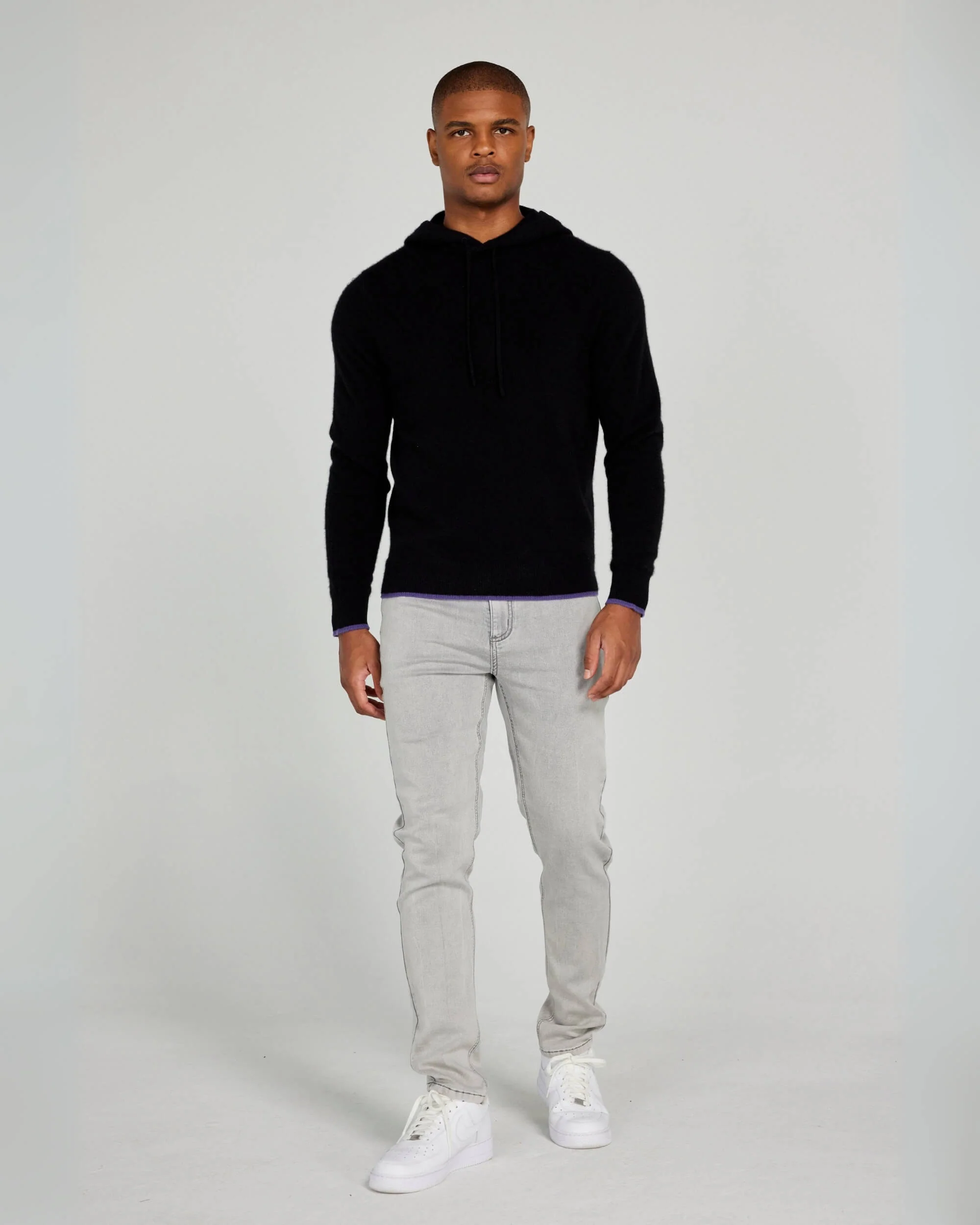 Quincy Hoodie in Tuxedo - Image 2