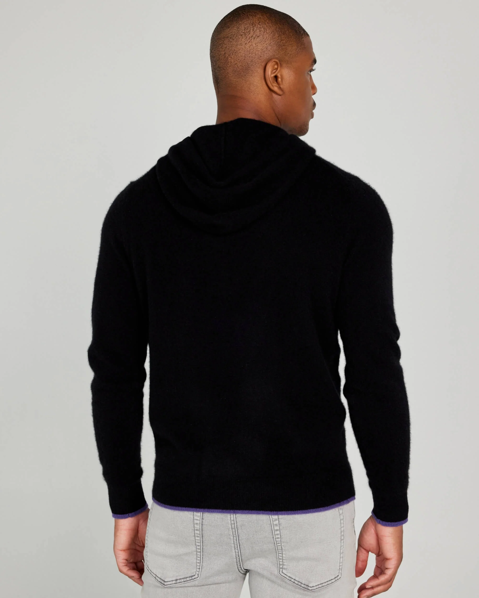 Quincy Hoodie in Tuxedo - Image 4