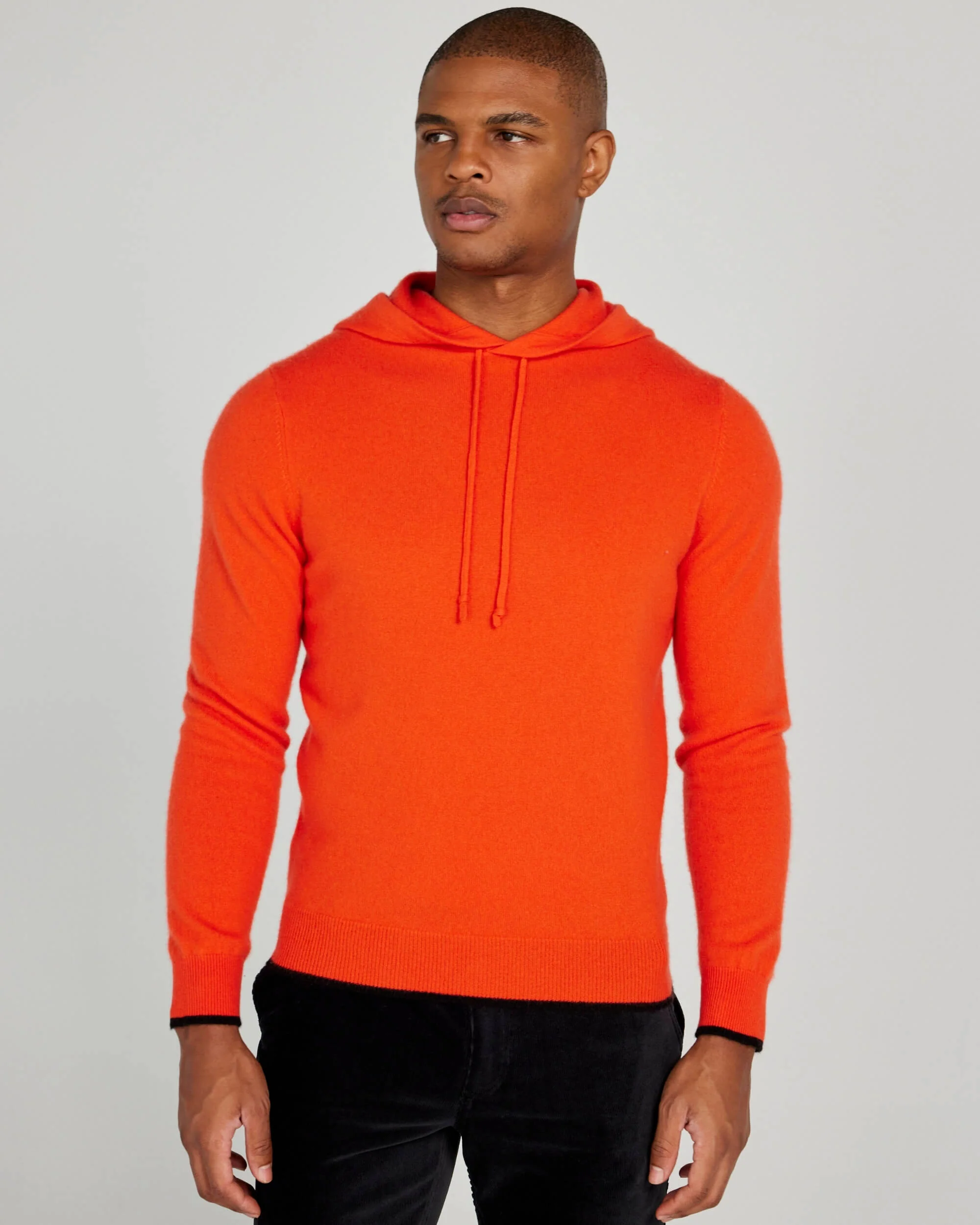 Quincy Hoodie in Vermilion