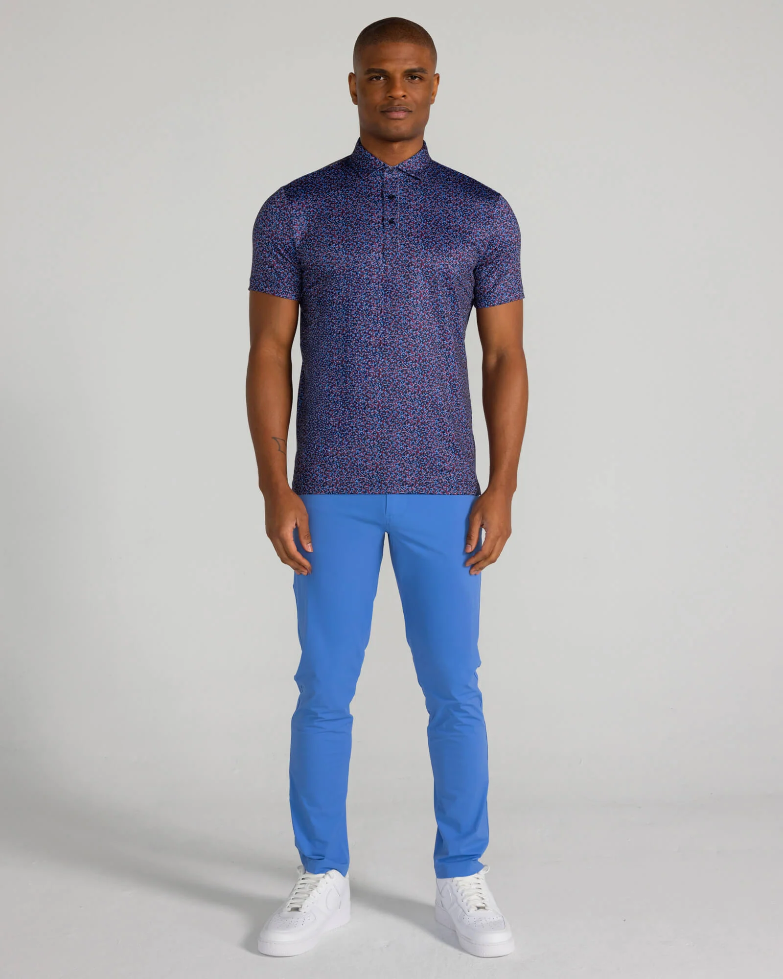 Randall Polo in Bordeaux Multi - Image 2