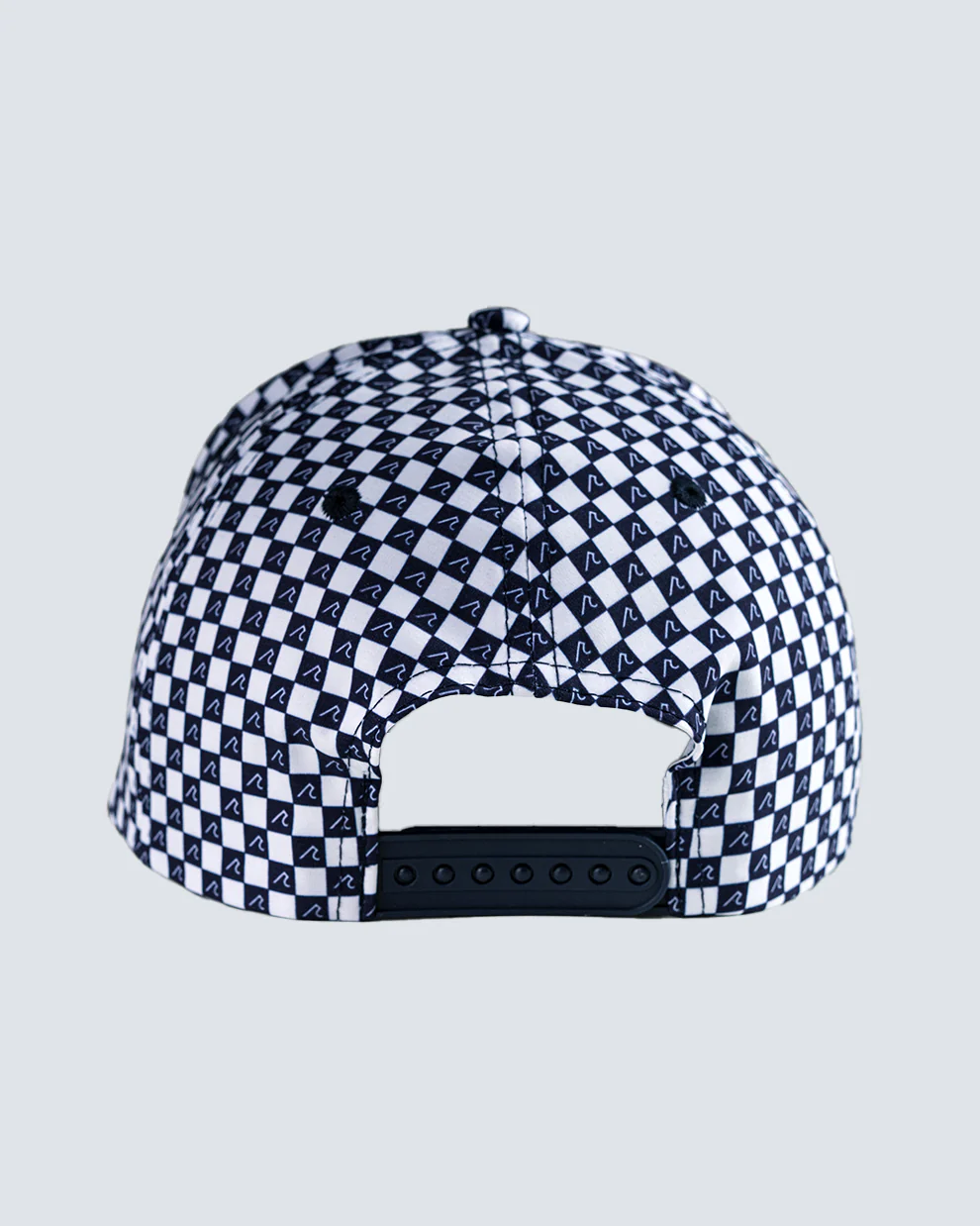 Redvanly Checkered 6 Panel Hat in Tuxedo - Image 2