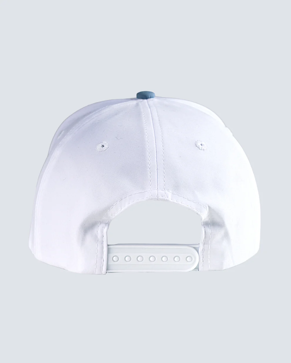 Redvanly Golf 5 Panel Hat in Bright White/Blue Horizon - Image 2