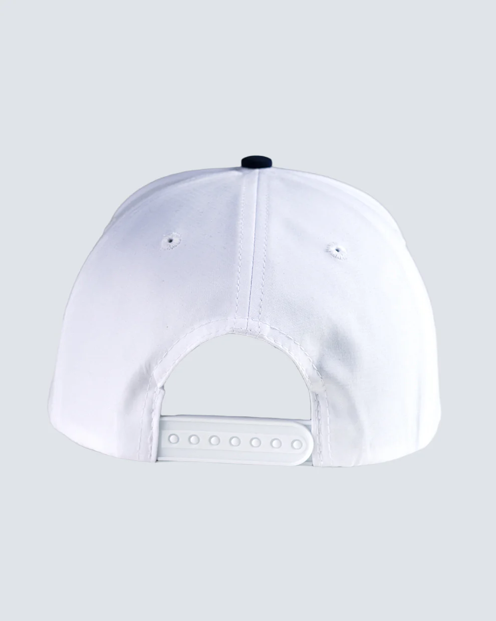 Redvanly Golf 5 Panel Hat in Bright White/Midnight Navy - Image 2