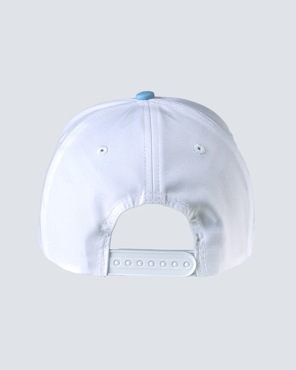 Redvanly Rondel 5 Panel Hat in Bright White/Blue Horizon - Image 2