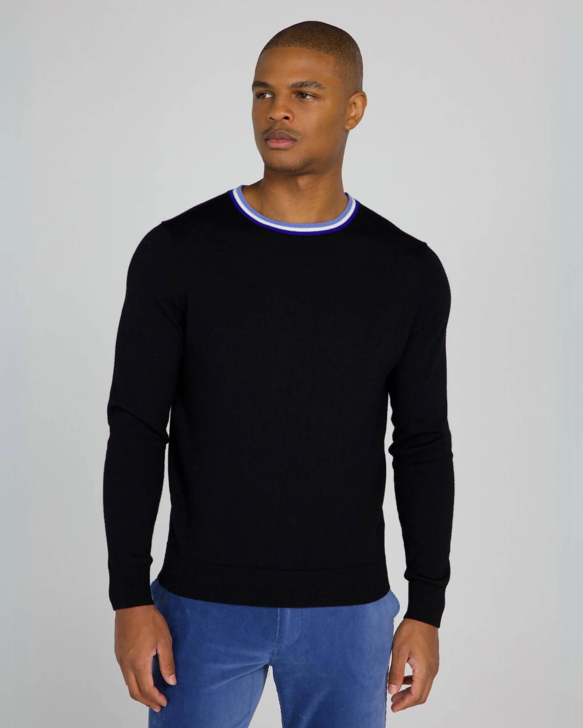 Robinson Crewneck Sweater in Tuxedo