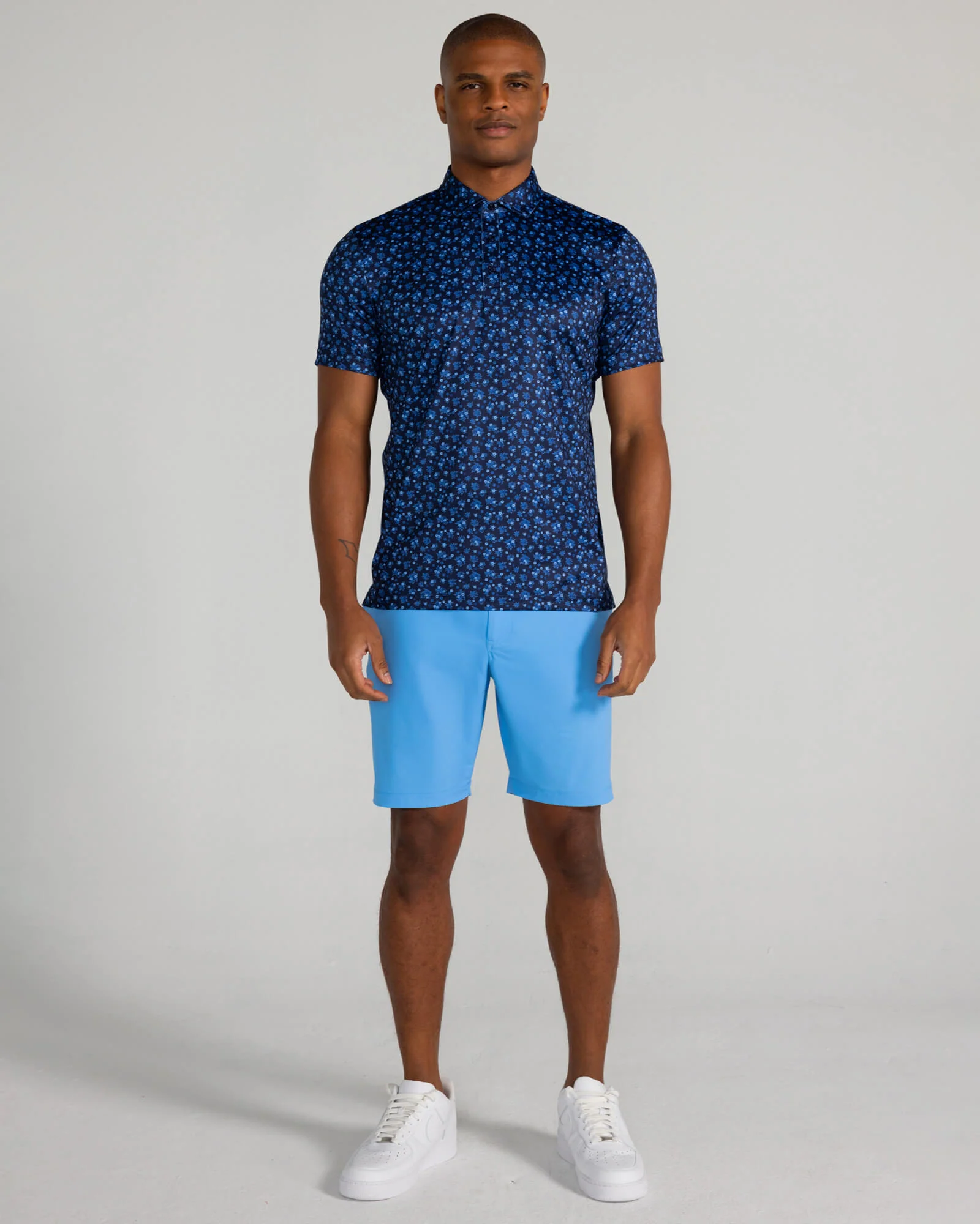 Rovana Polo in Midnight Navy Multi - Image 2