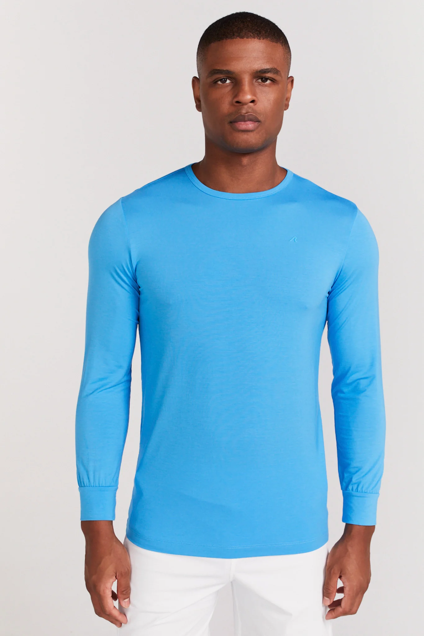 Russell Long Sleeve in Malibu Blue