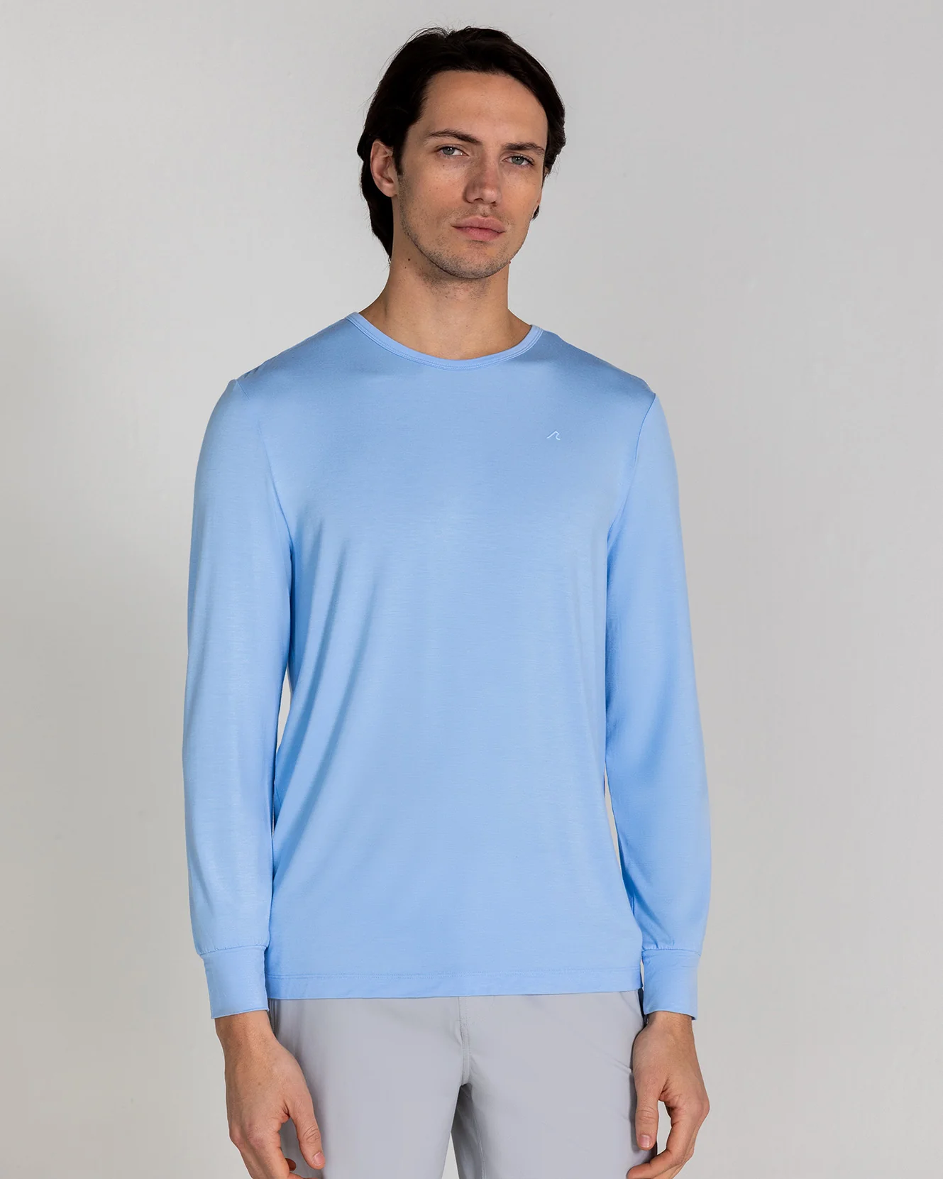 Russell Long Sleeve Tee in Mist