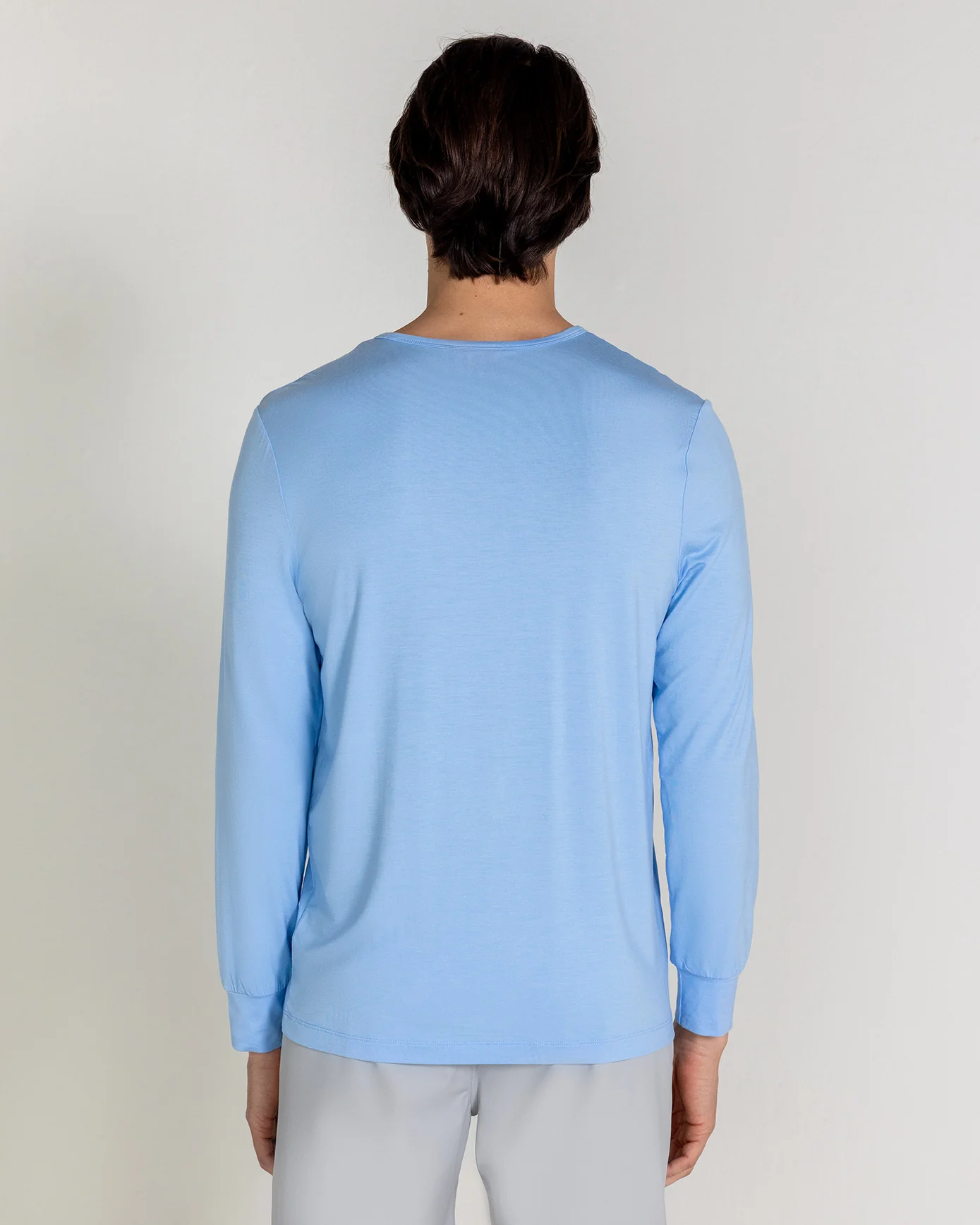 Russell Long Sleeve Tee in Mist - Image 4