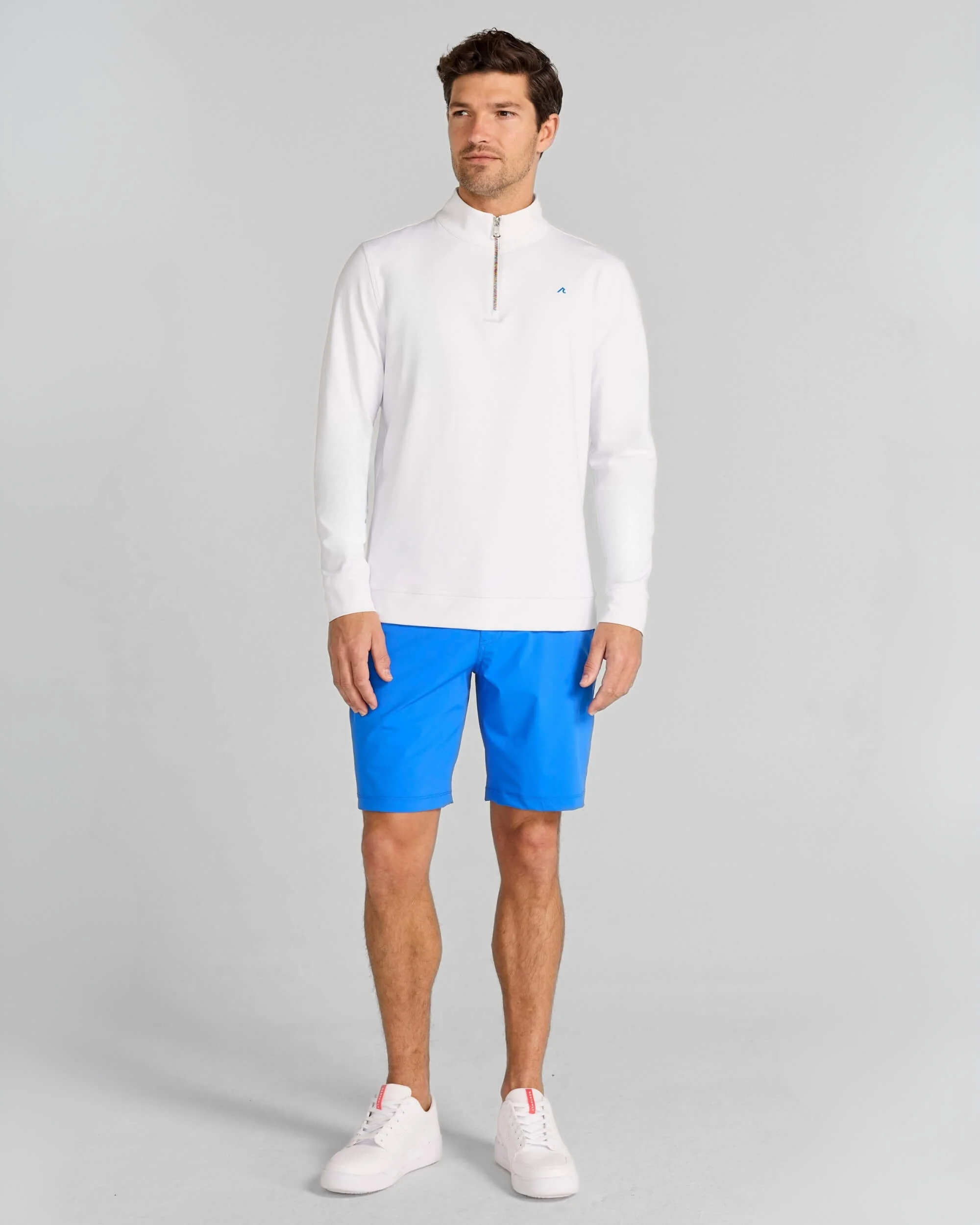 Sevres Quarter-Zip in Bright White - Image 2