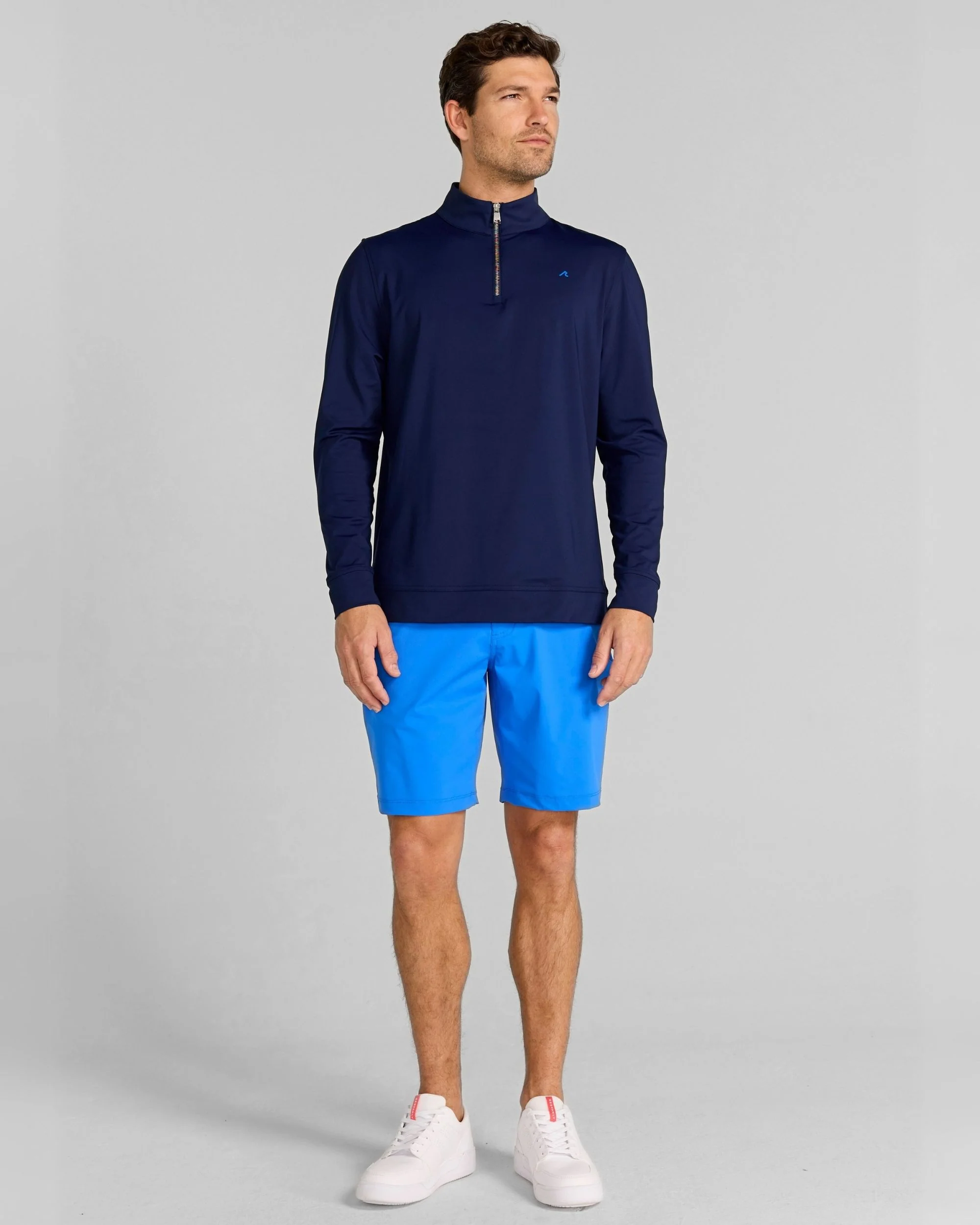 Sevres Quarter-Zip in Midnight Navy - Image 2