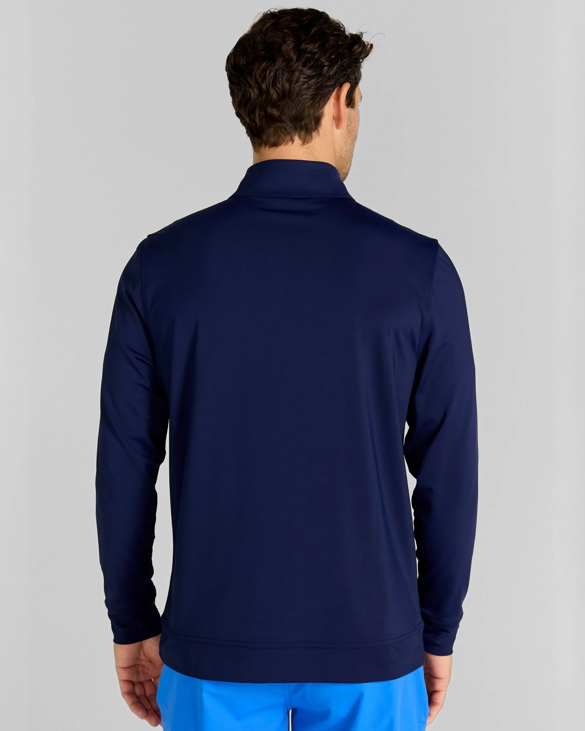 Sevres Quarter-Zip in Midnight Navy - Image 4
