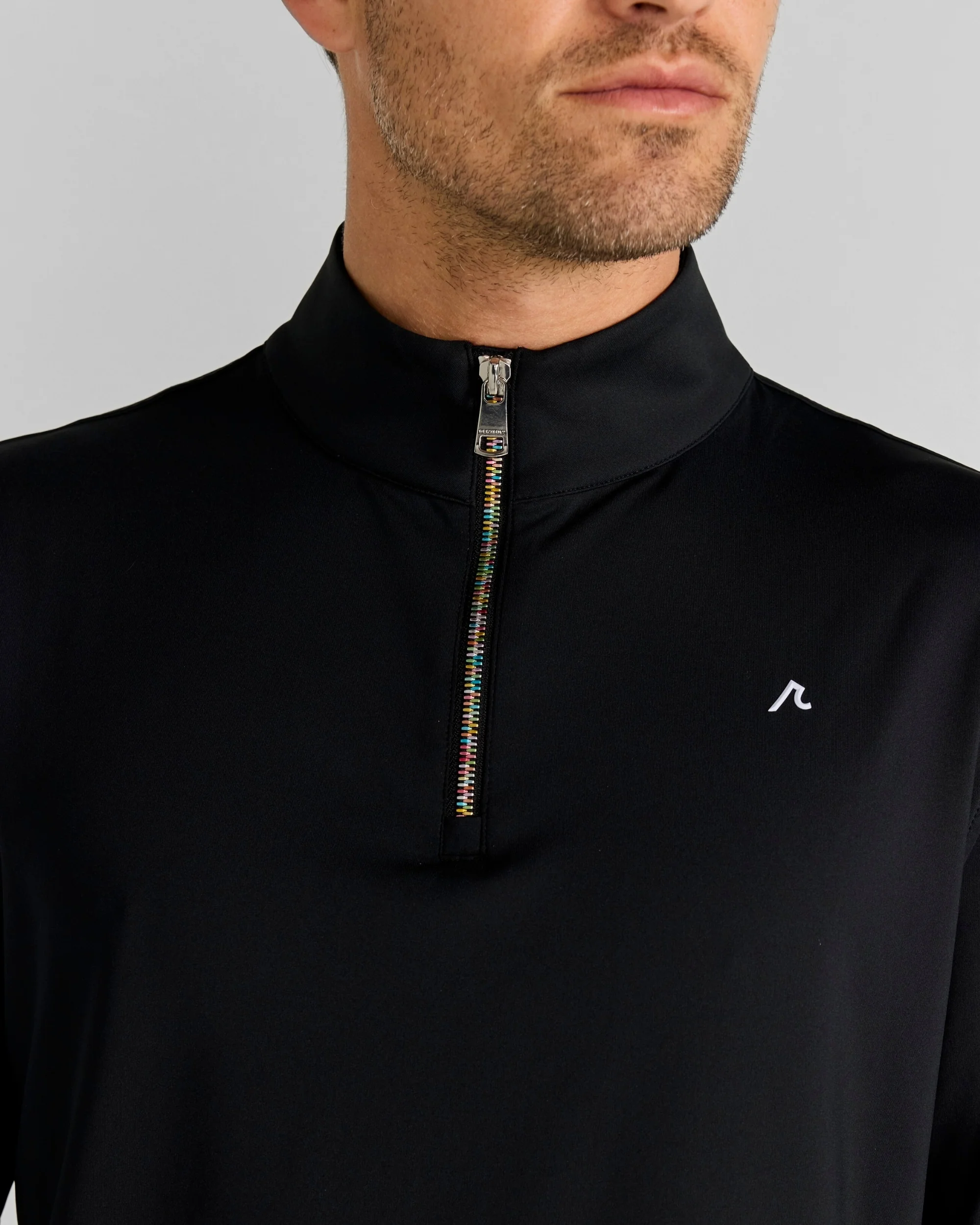 Sevres Quarter-Zip in Tuxedo - Image 3