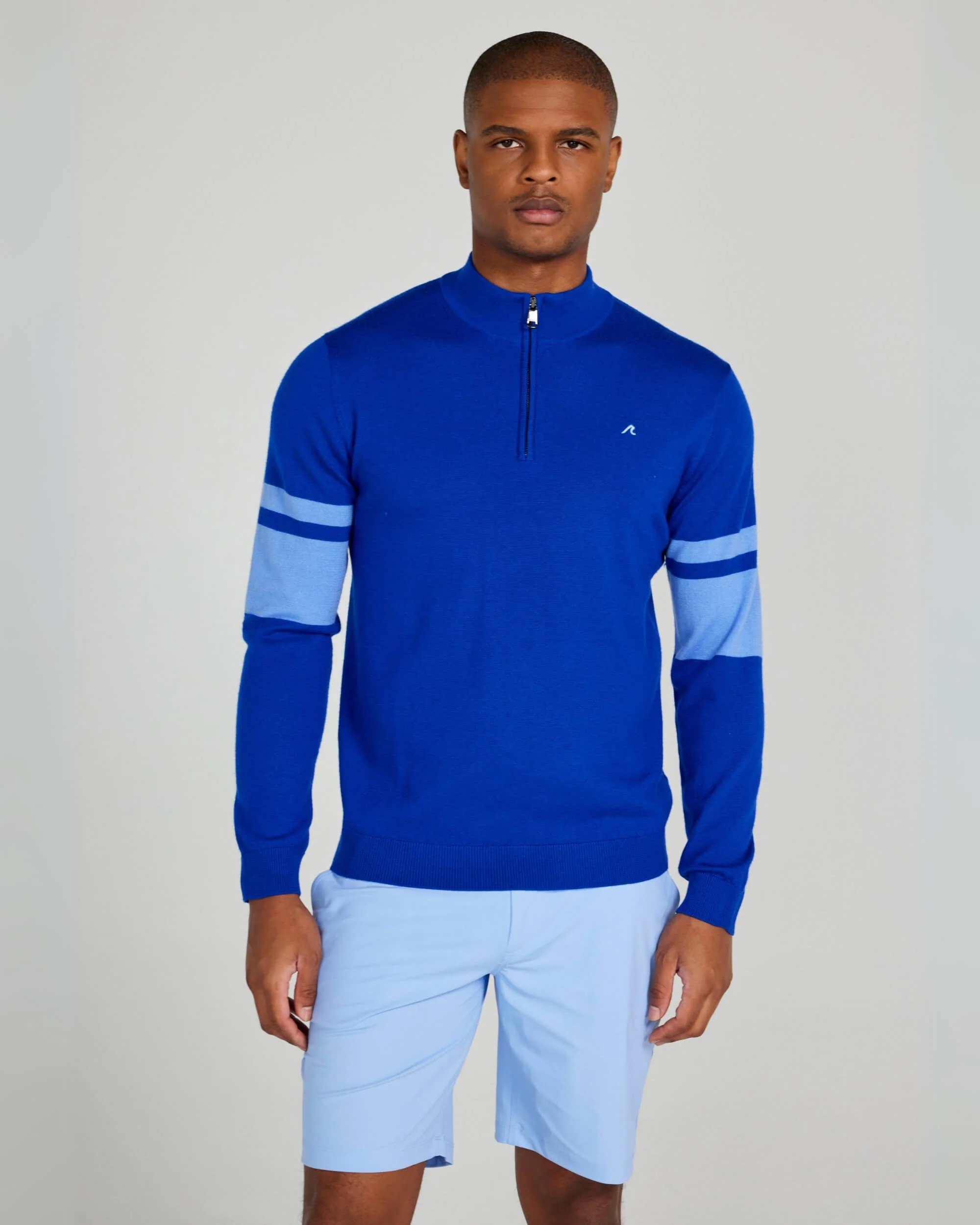 Stayner Merino Quarter Zip in Liberty