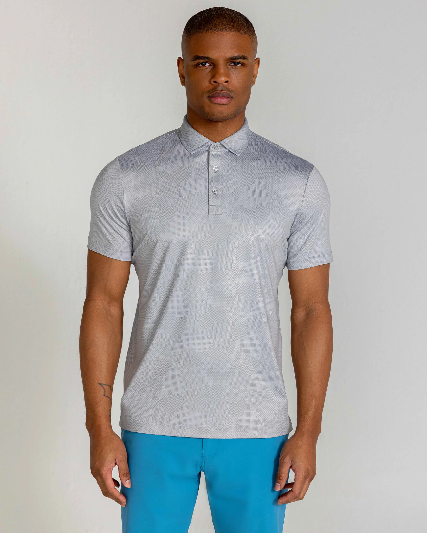 Stirling Polo in Glacier Gray
