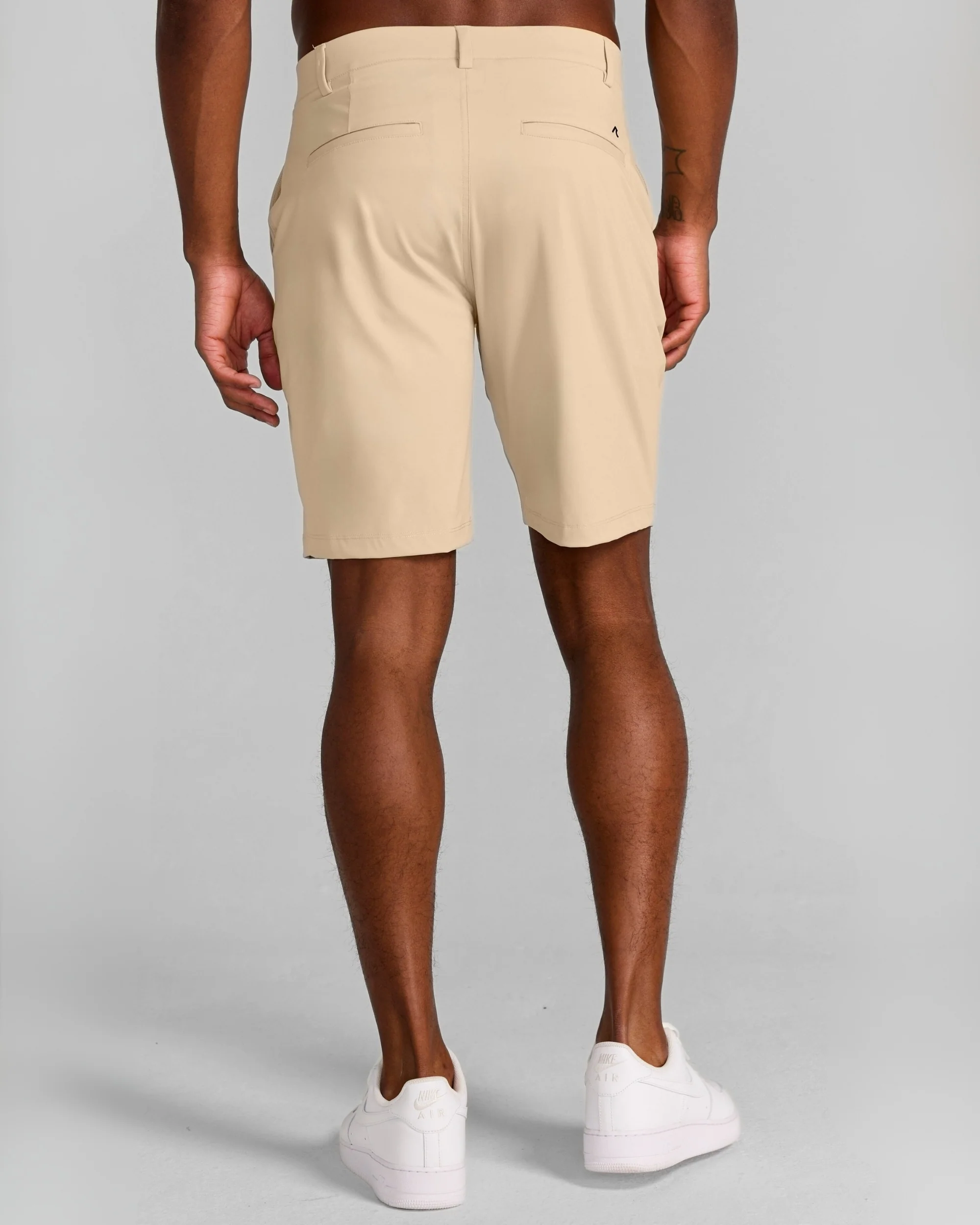 Varick Pull-On Short in Pale Khaki - Image 4