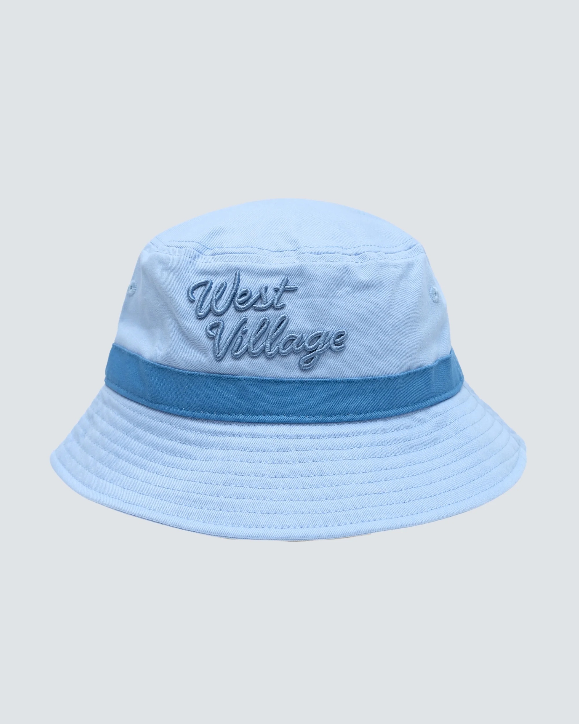 West Village Bucket Hat in Sky Blue