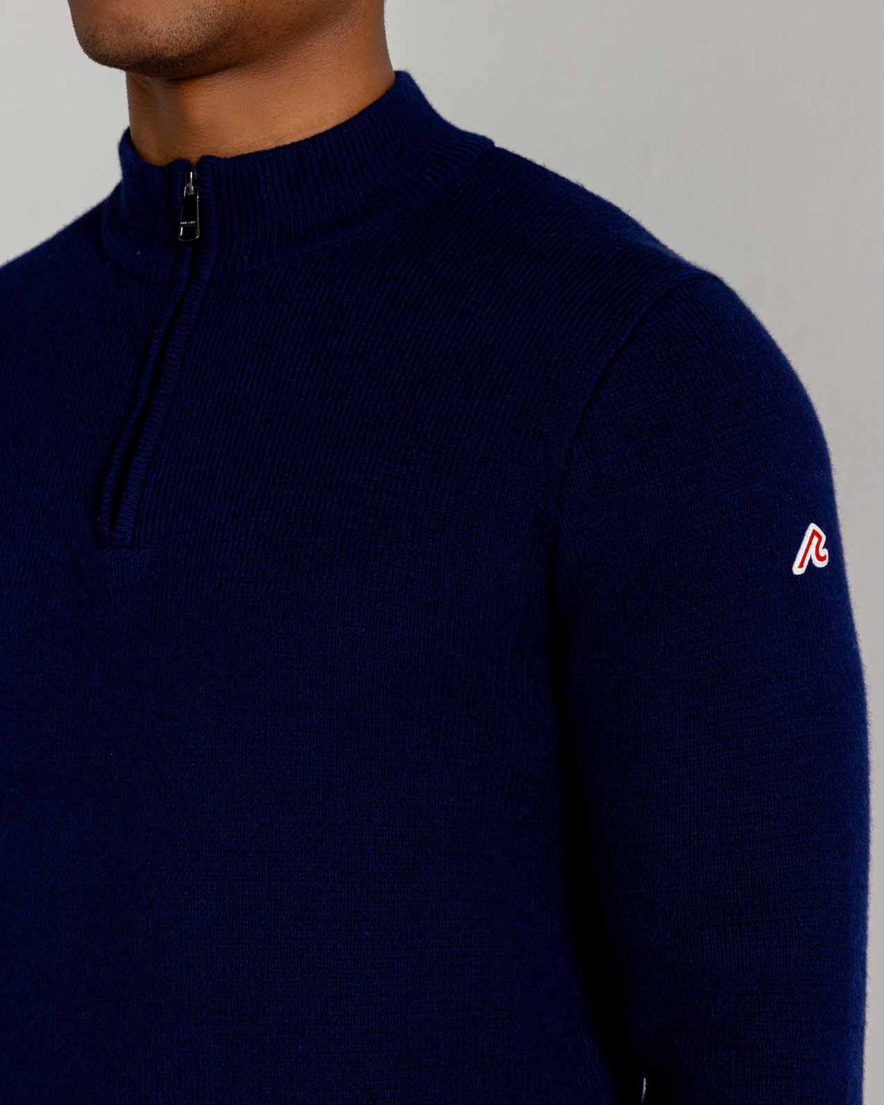 Westland Quarter Zip in Midnight Navy - Image 3